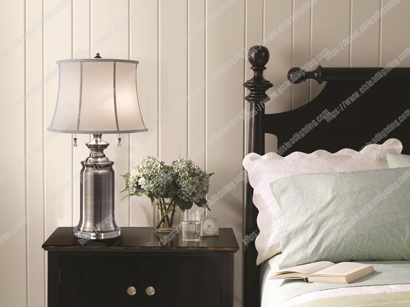 Stateroom 2 Light Table Lamp - Antique Nickel