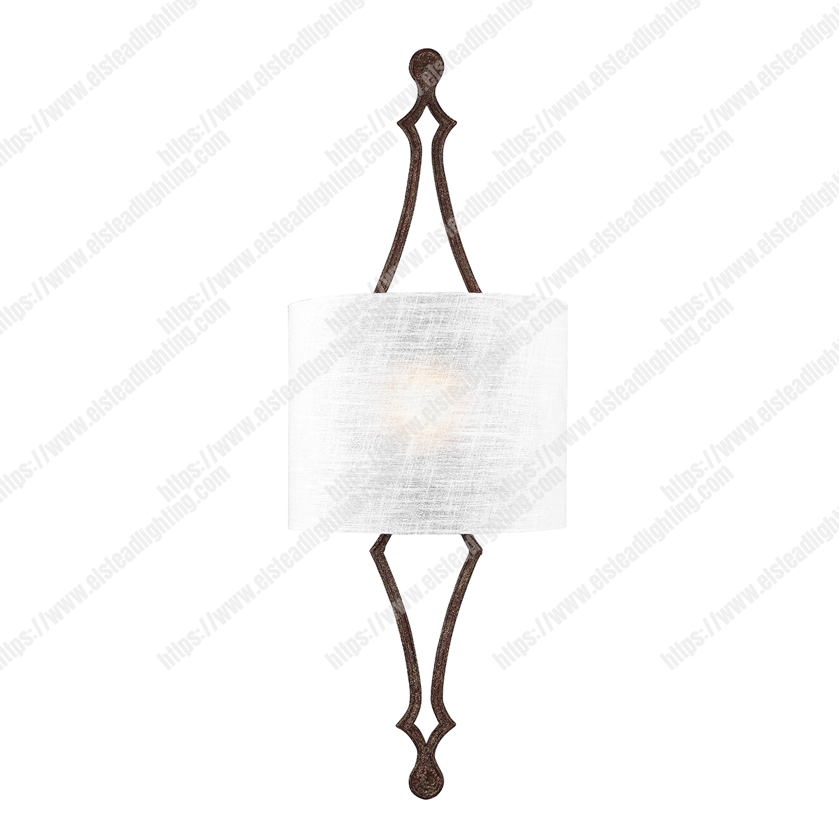 Tilling 1 Light Wall Light - Weathered Iron