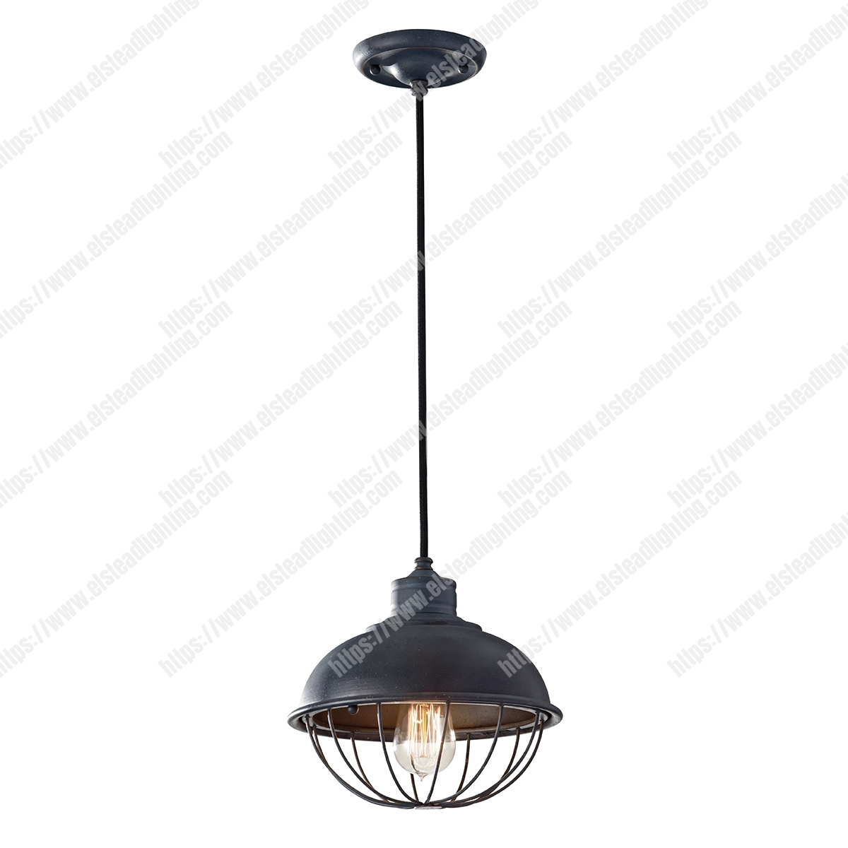 Urban Renewal  1 Light Pendant – Antique Forged Iron