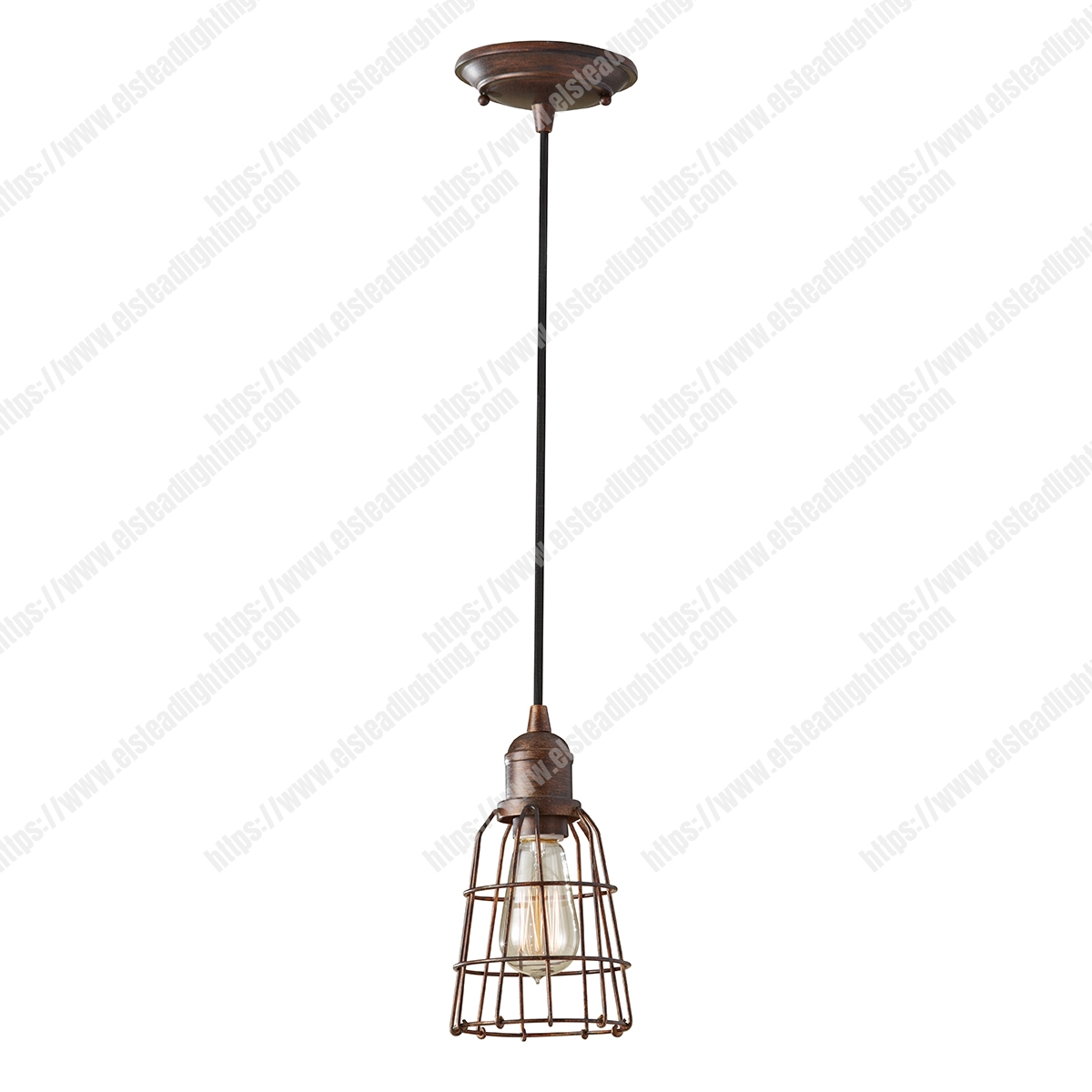 Urban Renewal  1 Light Pendant – Parisian Bronze