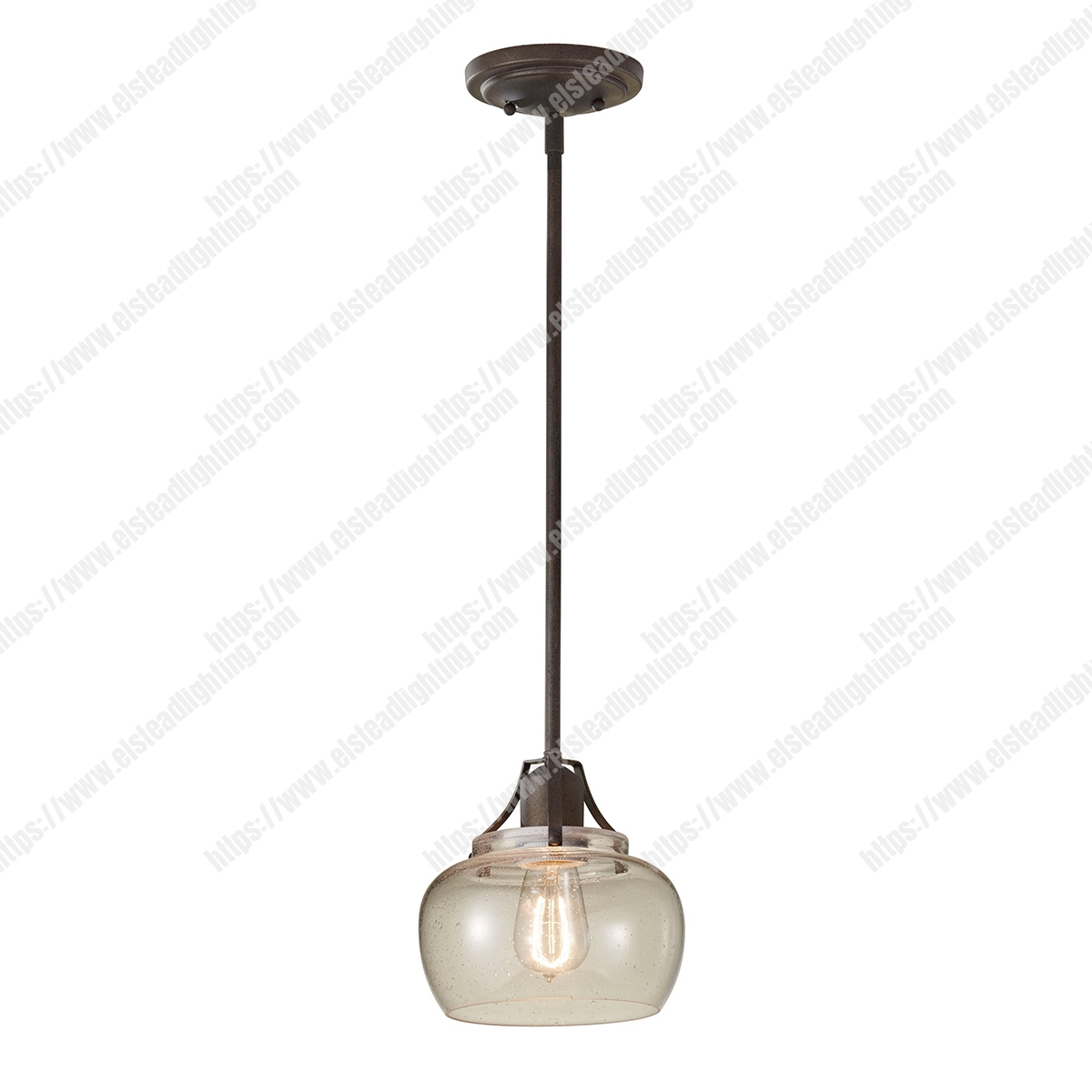 Urban Renewal 1 Light Mini Pendant - Rustic Iron