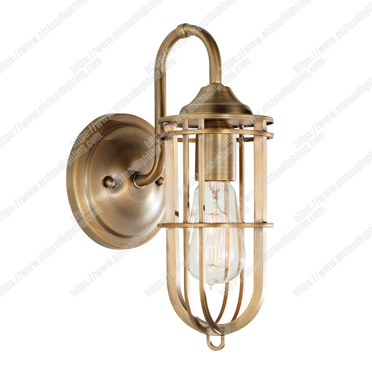 Urban Renewal 1 Light Wall Light  - Dark Antique Brass