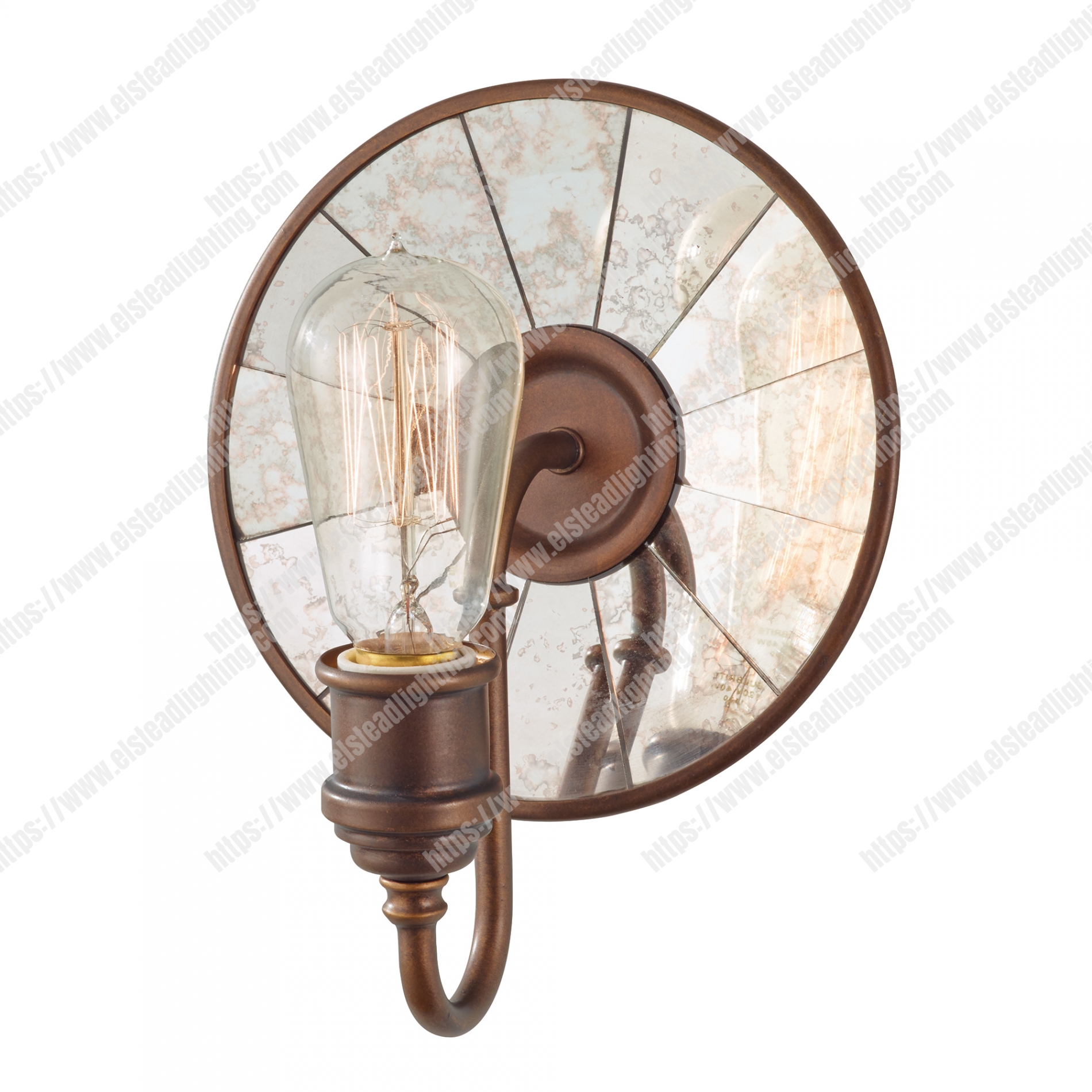 Urban Renewal 1 Light Wall Light  - Astral Bronze