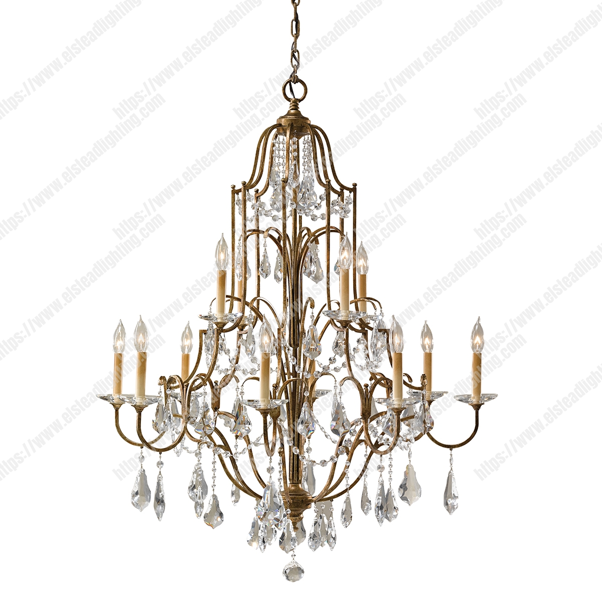 Valentina 12 Light Multi-Tier Chandelier