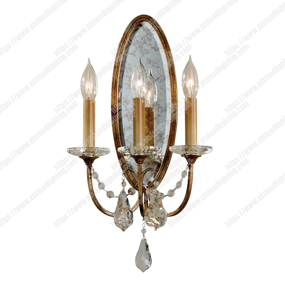 Valentina 3 Light Wall Light