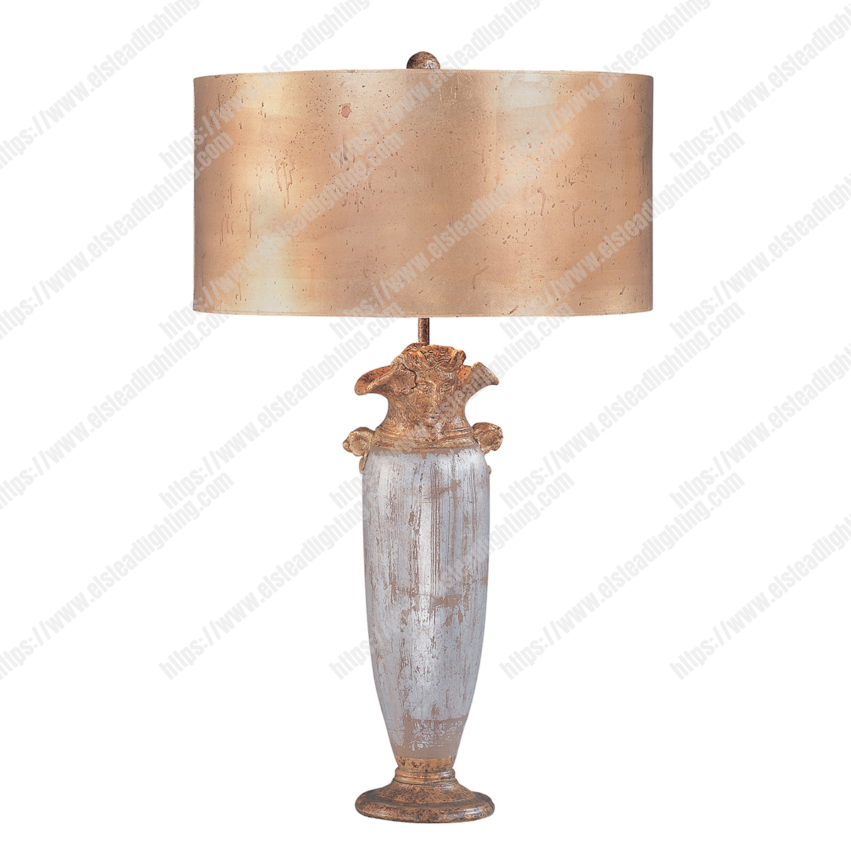 Bienville 1 Light Table Lamp – Silver/Gold
