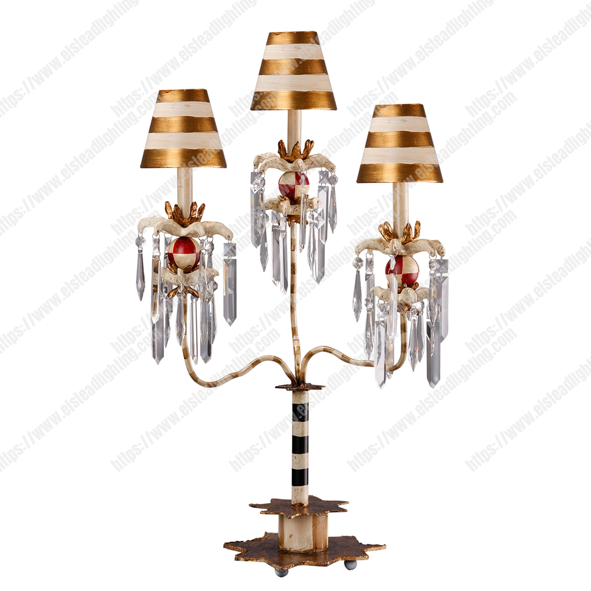 Birdland 3 Arm Table Lamp