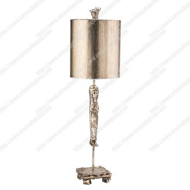 Caryatid 1 Light Table Lamp &#8211; Silver