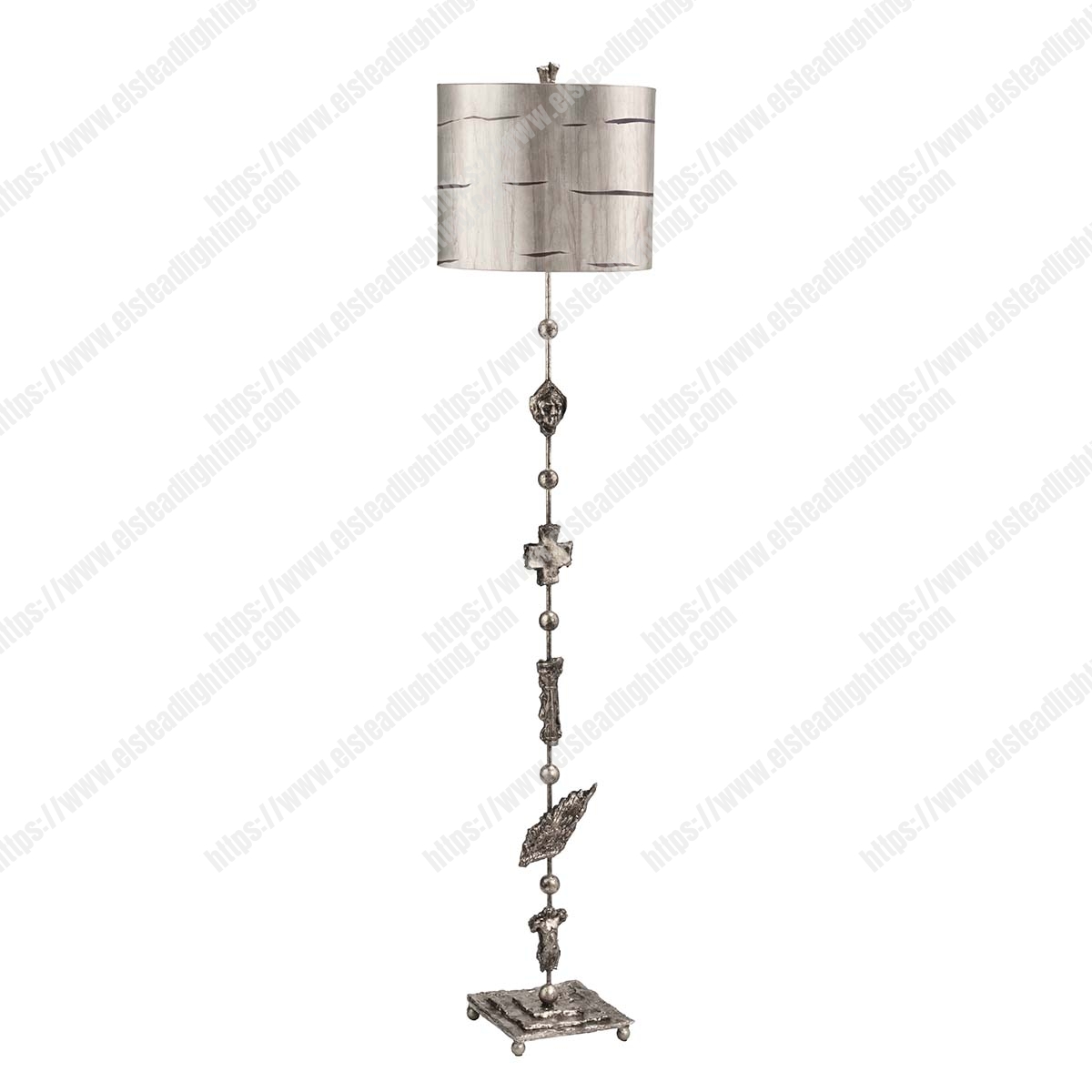 Fragment 1 Light Floor Lamp – Silver