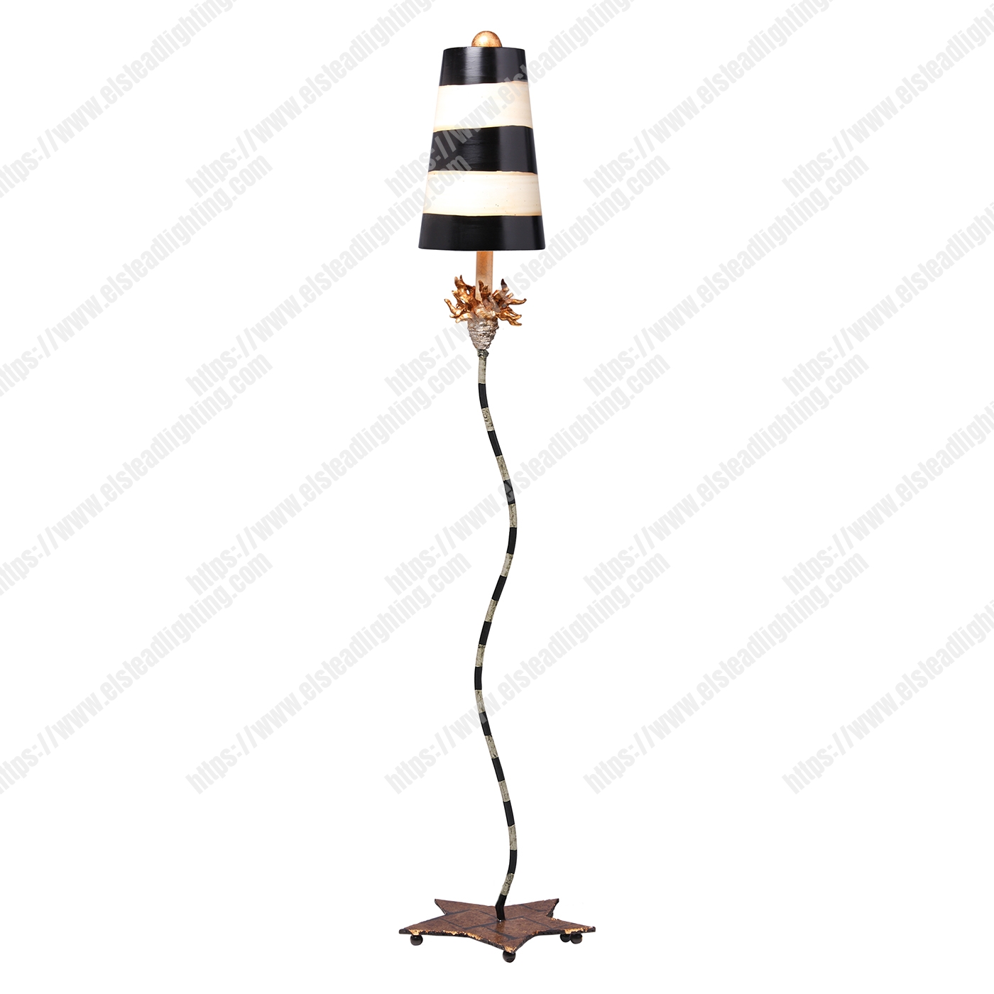 La Fleur 1 Light Floor Lamp