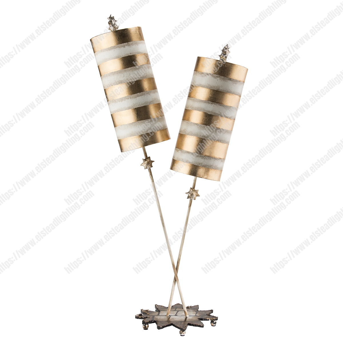 Nettle Luxe 2 Light Table Lamp – Gold