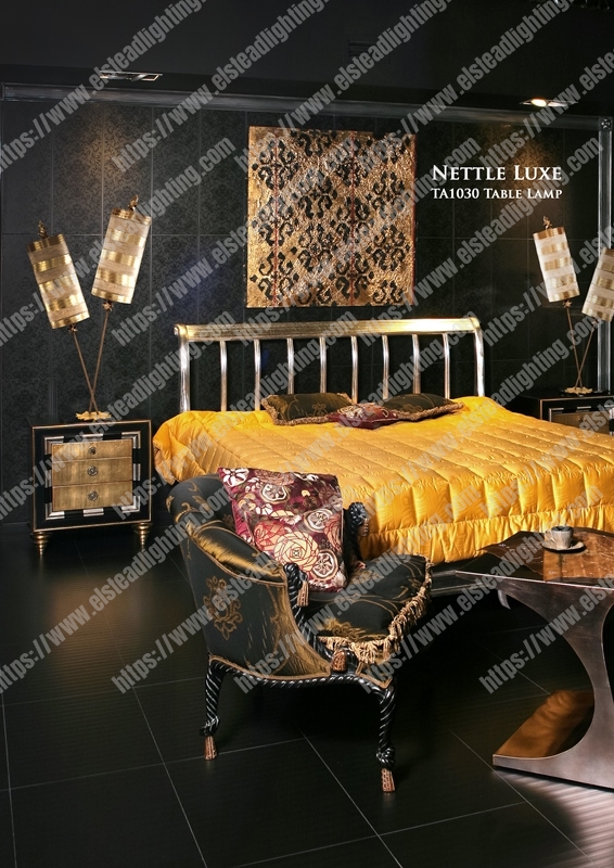Nettle Luxe 2 Light Table Lamp - Silver