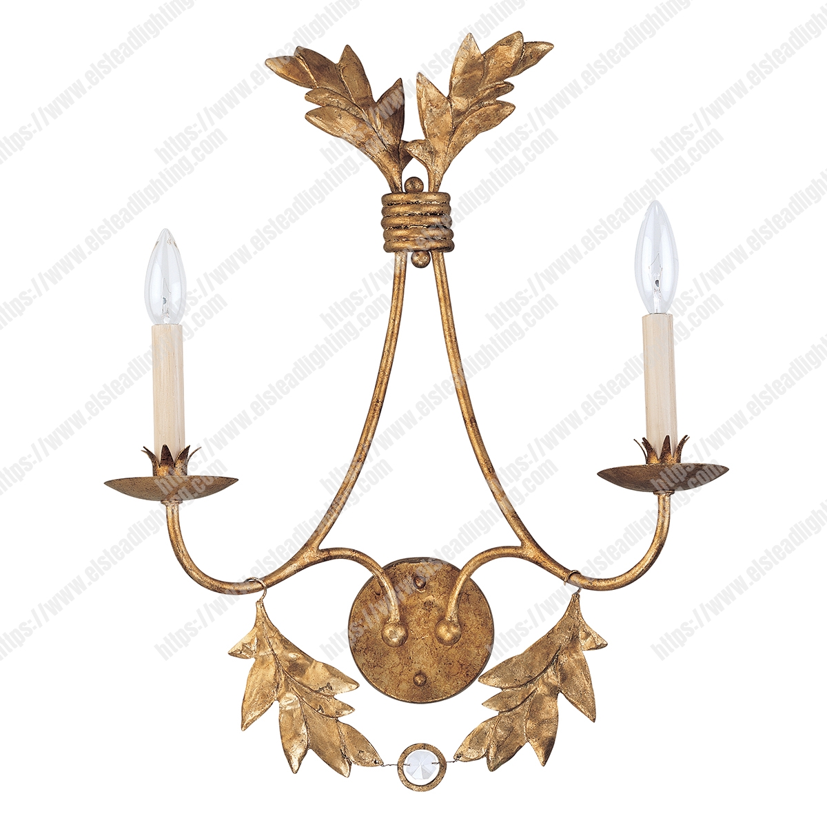 Sweet Olive 2 Light Wall Light