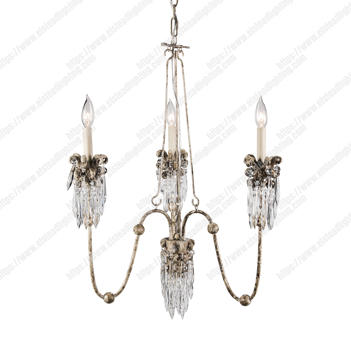 Venetian 3 Light Chandelier