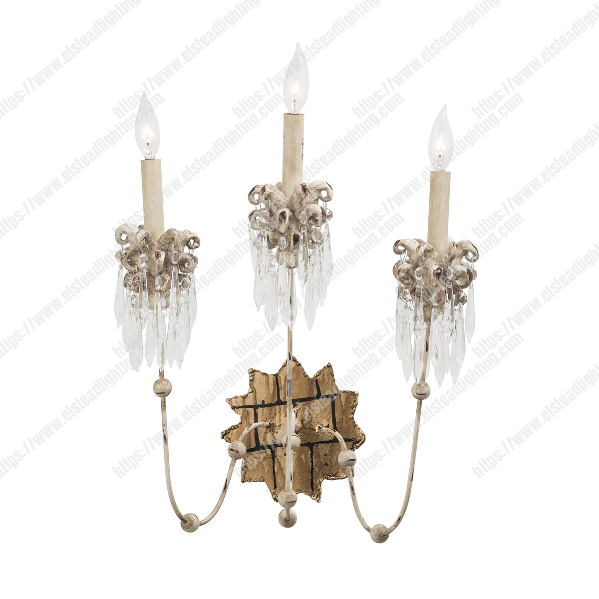 Venetian 3 Light Wall Light