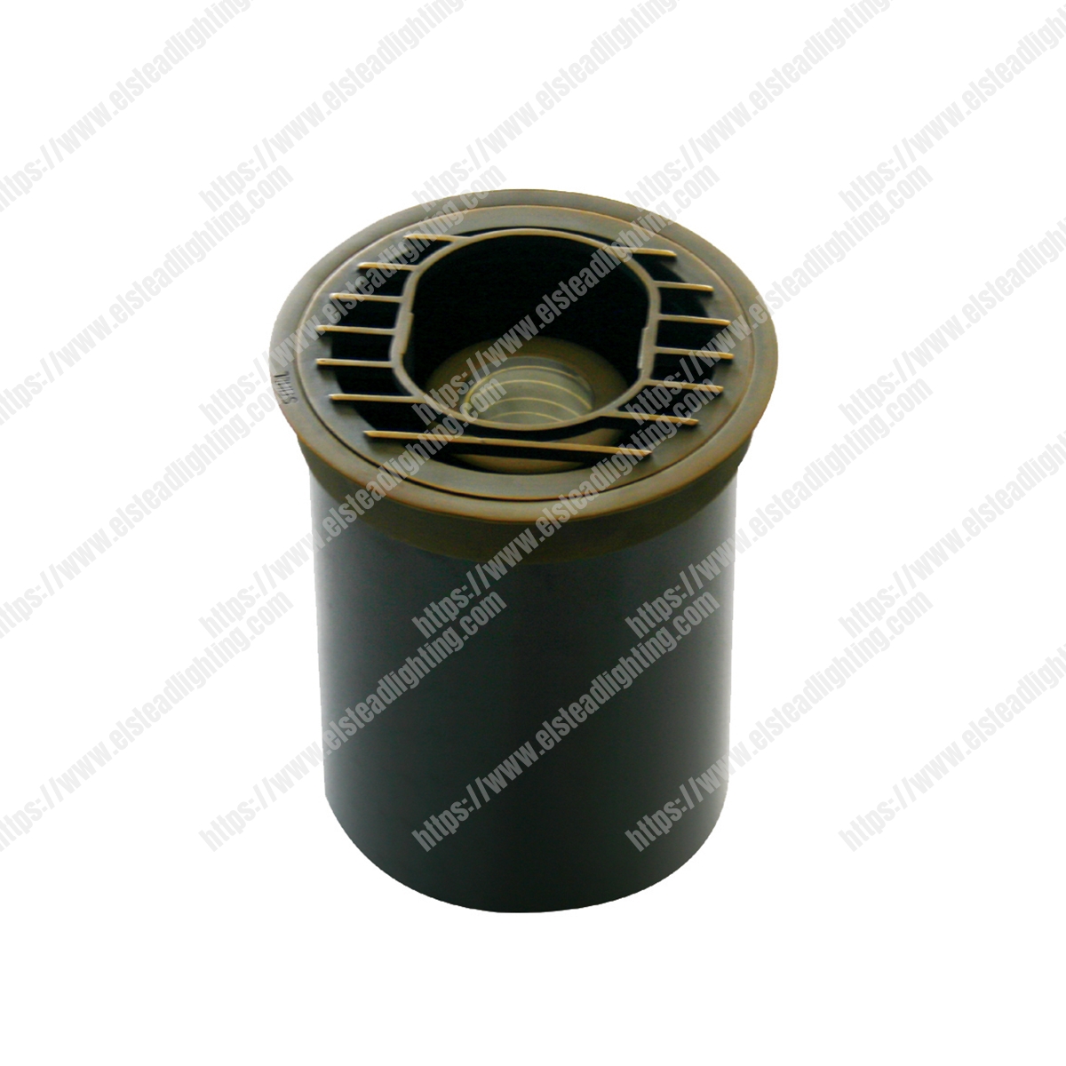 Bronze In-Groud Tiltable Spotlight - Aged Bronze