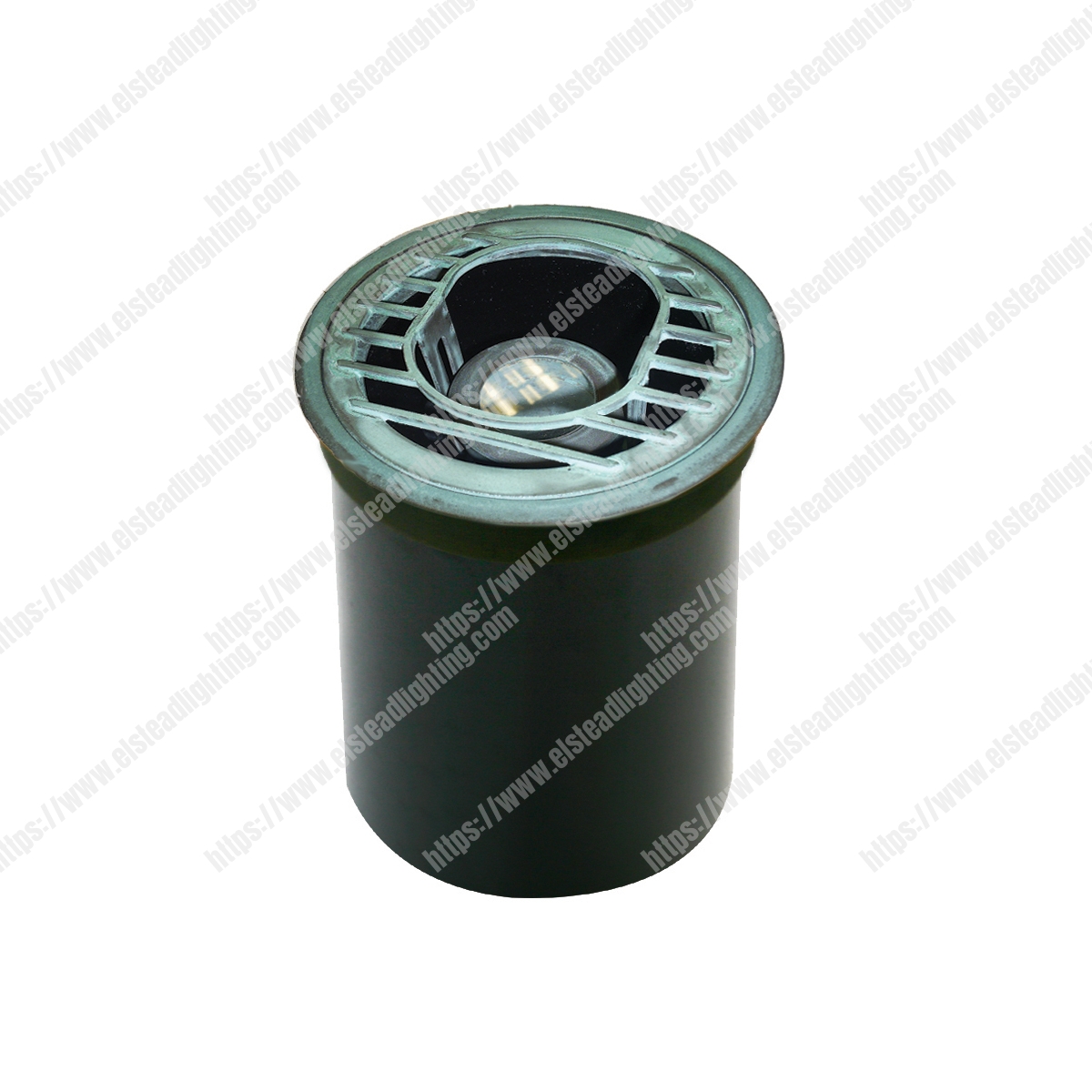 Bronze In-Groud Tiltable Spotlight - Verdigris