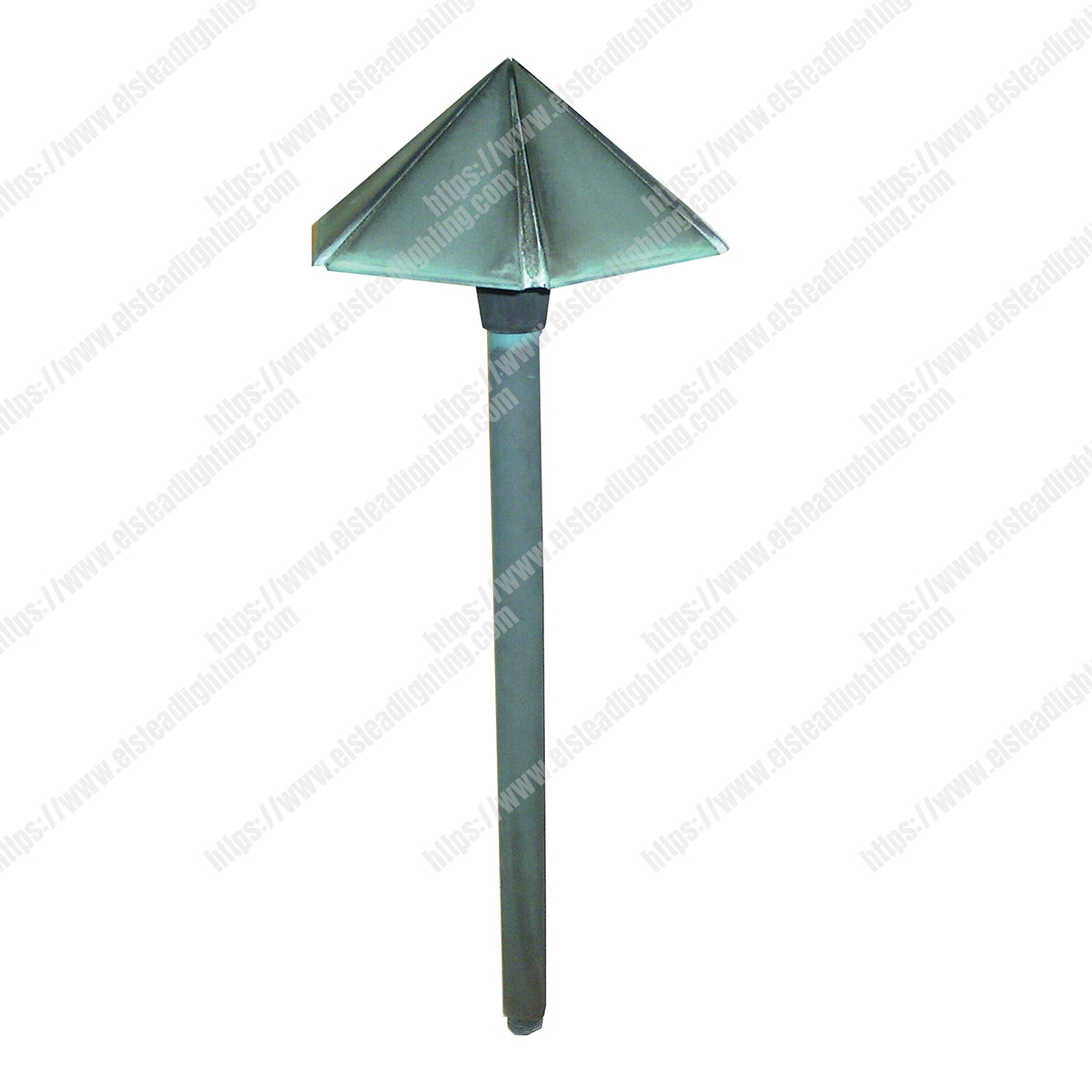 Bronze Hex Pagoda Light - Verdigris