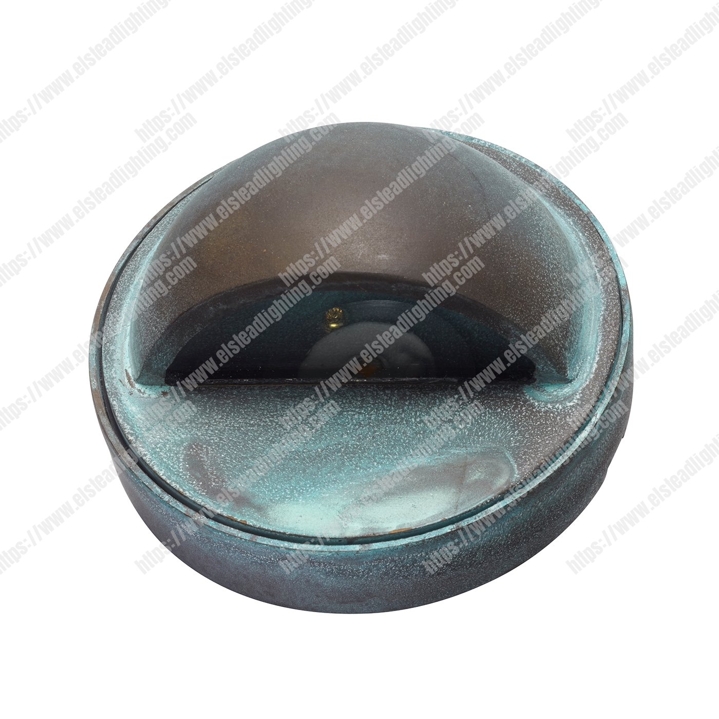 Bronze Round Mini Eyelid Light – Verdigris
