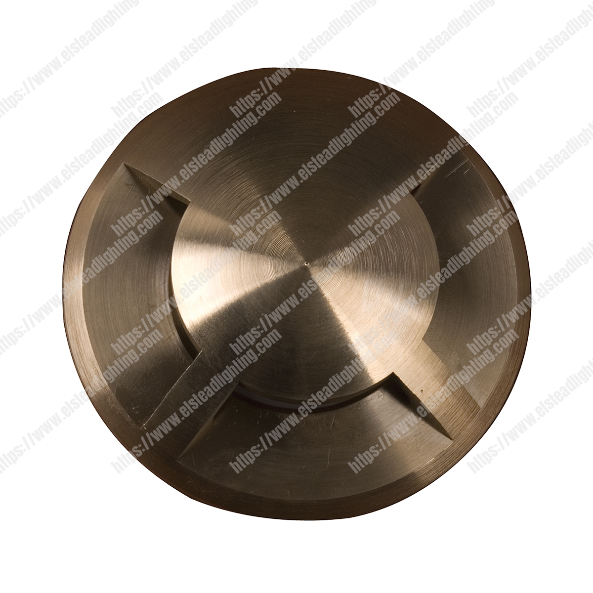 Fusion 3 Direction Ring In-Ground Light - Brass