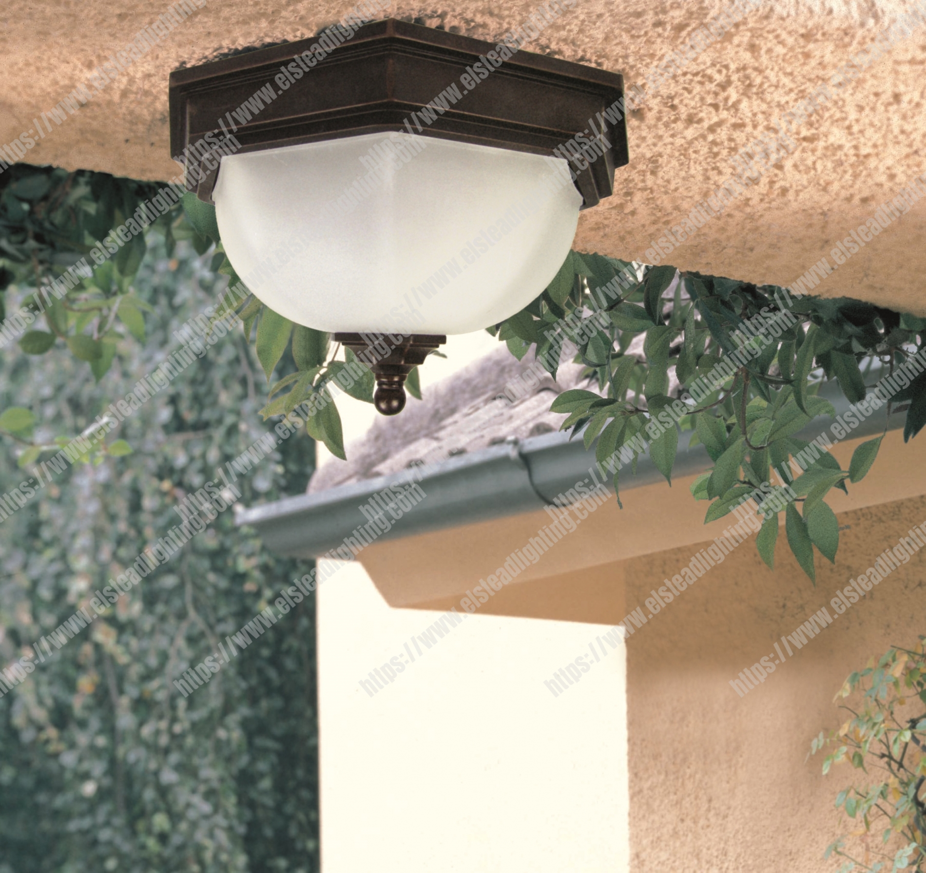 Fairford 1 Light Flush Lantern