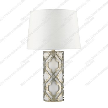 Arabella 1 Light Table Lamp &#8211; Distressed Silver