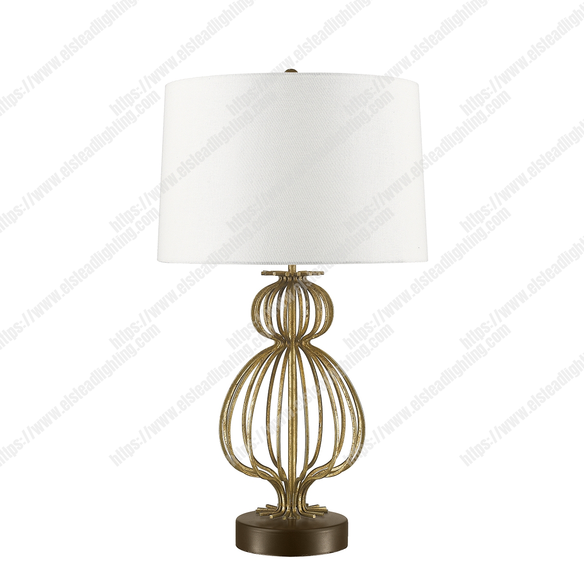 Lafitte 1 Light Table Lamp  – Distressed Gold