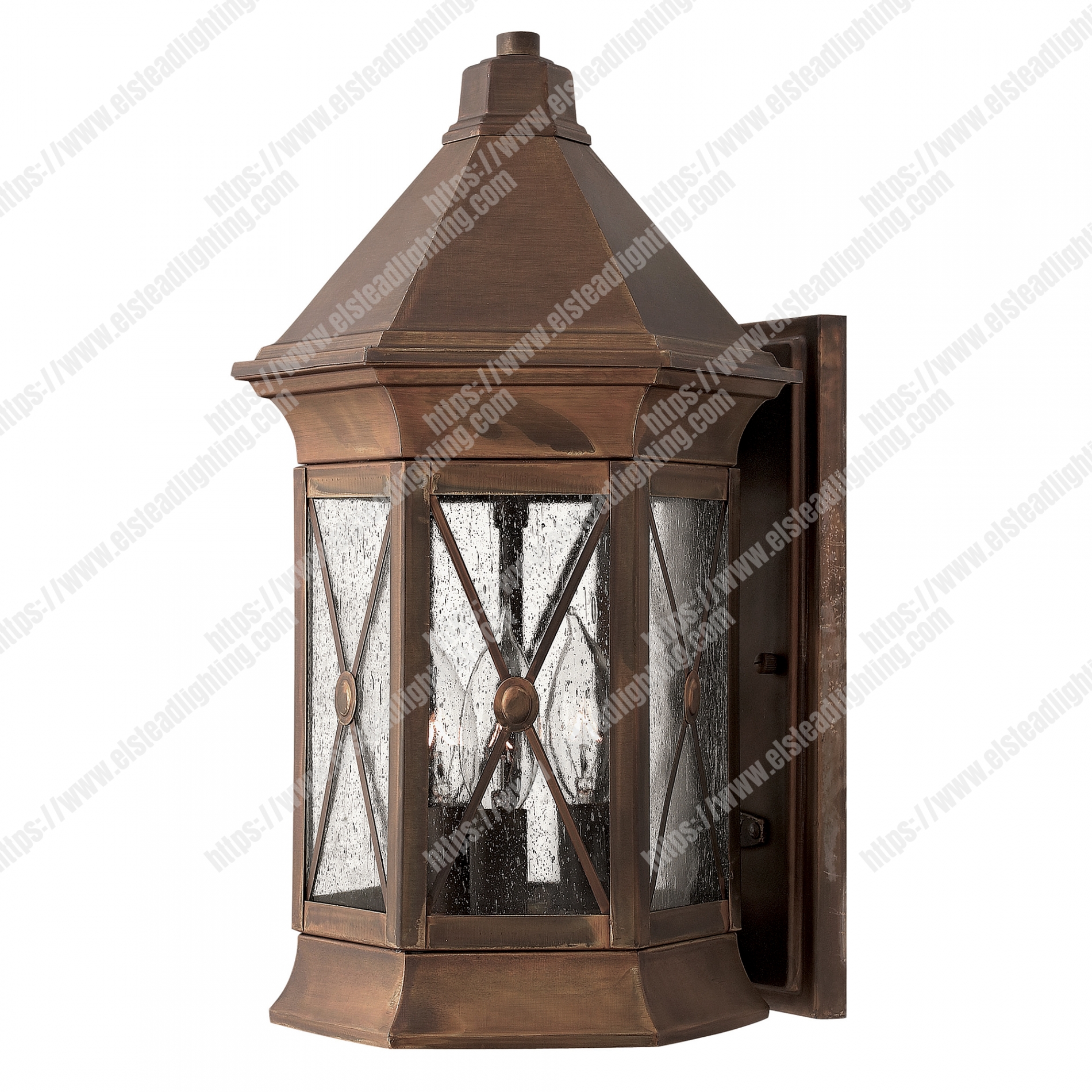 Brighton 3 Light Medium Wall Lantern