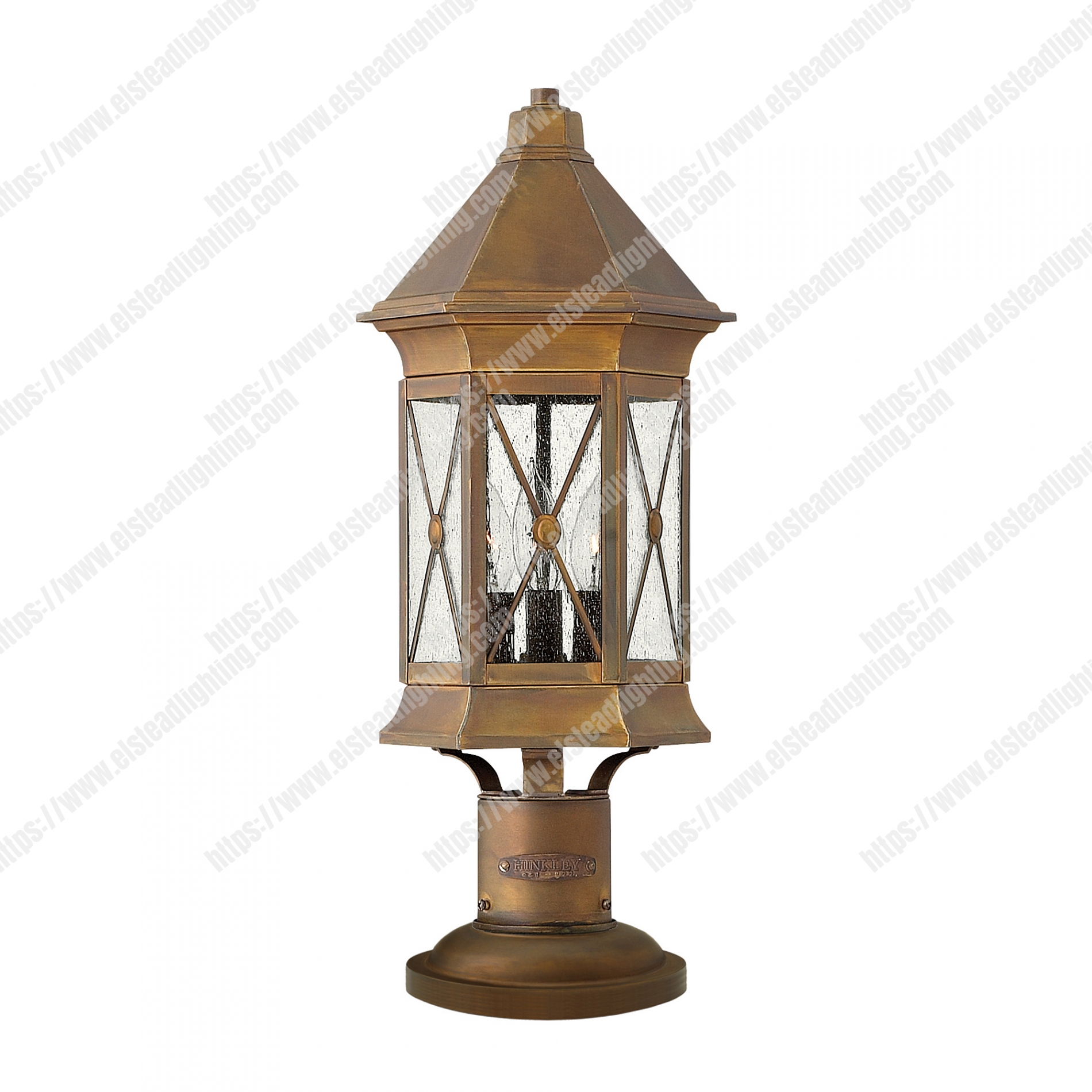 Brighton 3 Light Pedestal