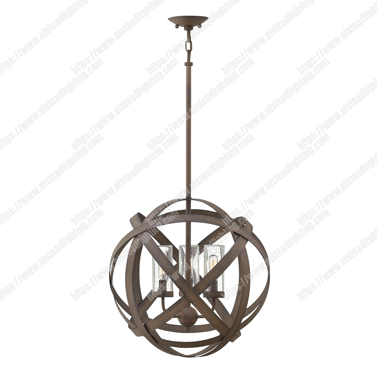 Carson 3 Light Outdoor Chandelier