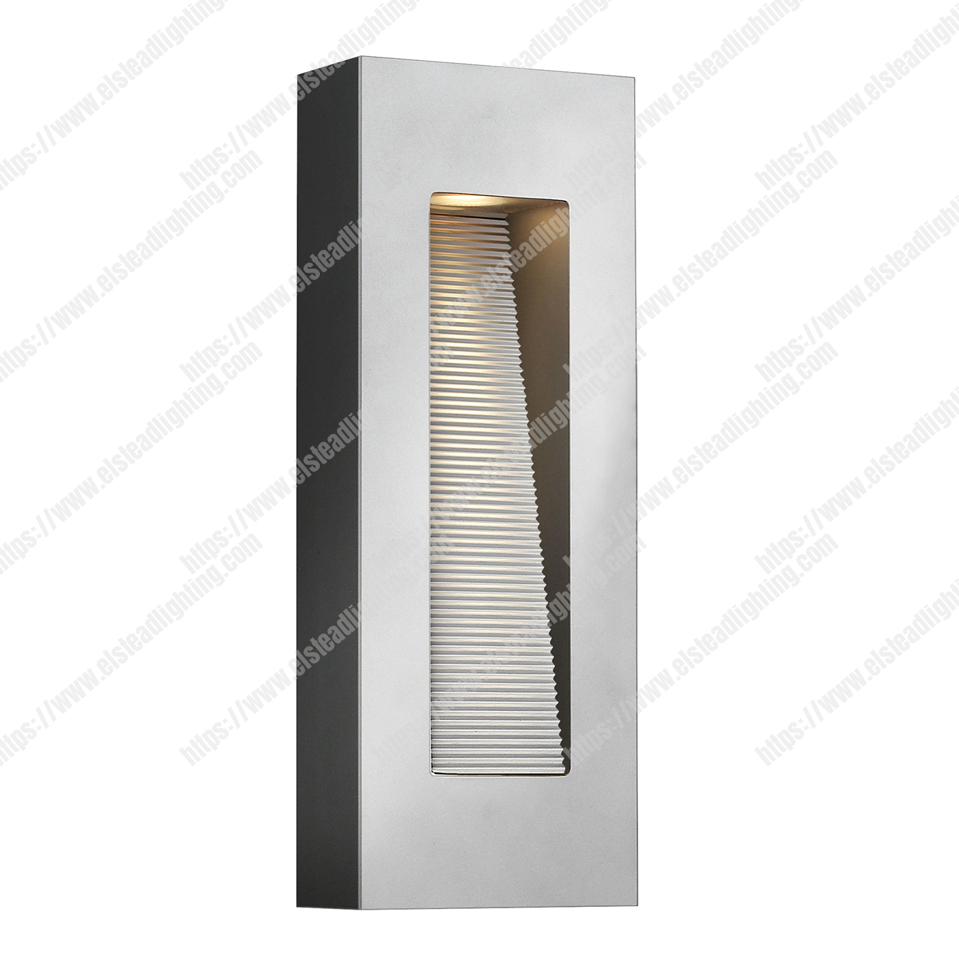 Luna Medium LED Wall Light - Titanium