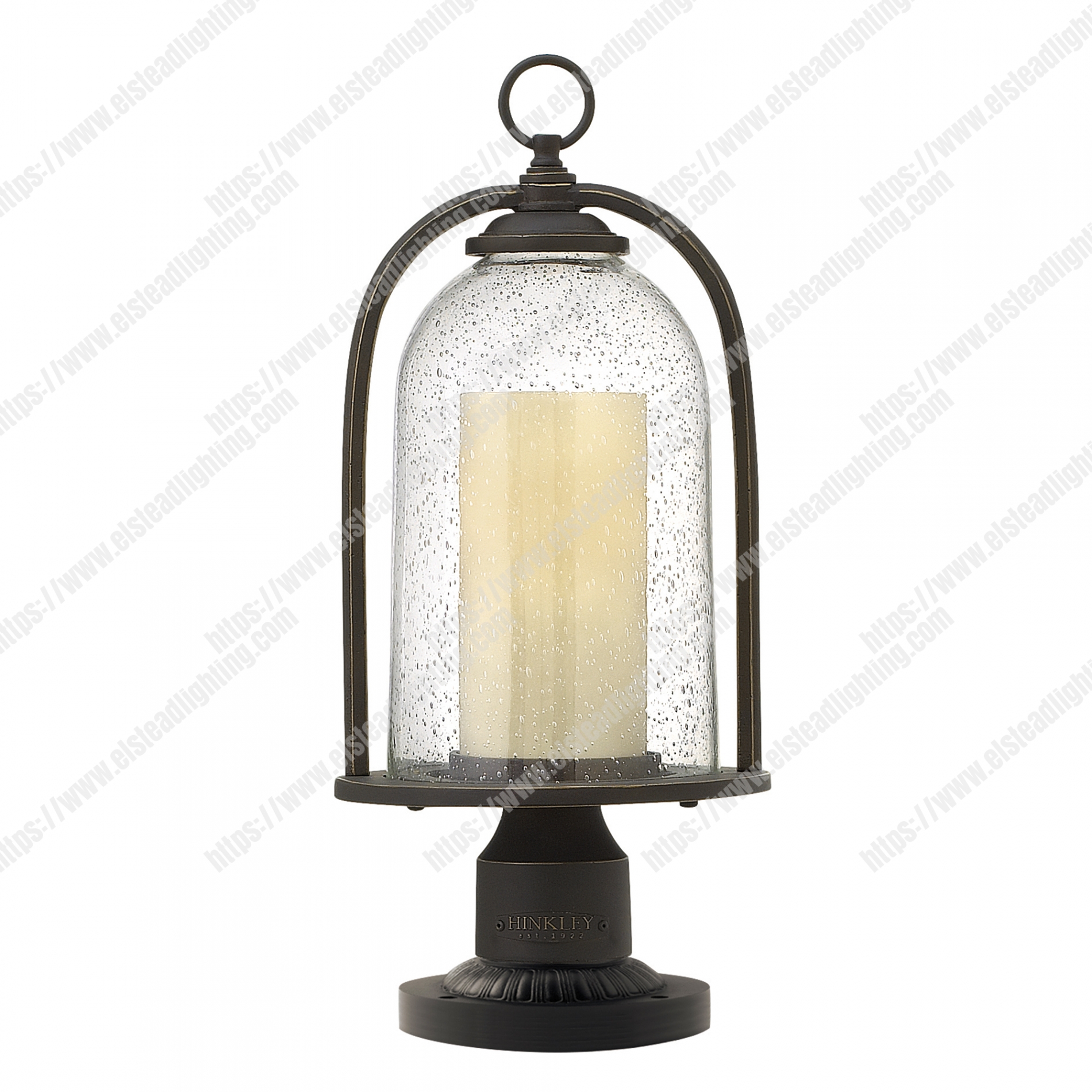 Quincy 1 Light Pedestal