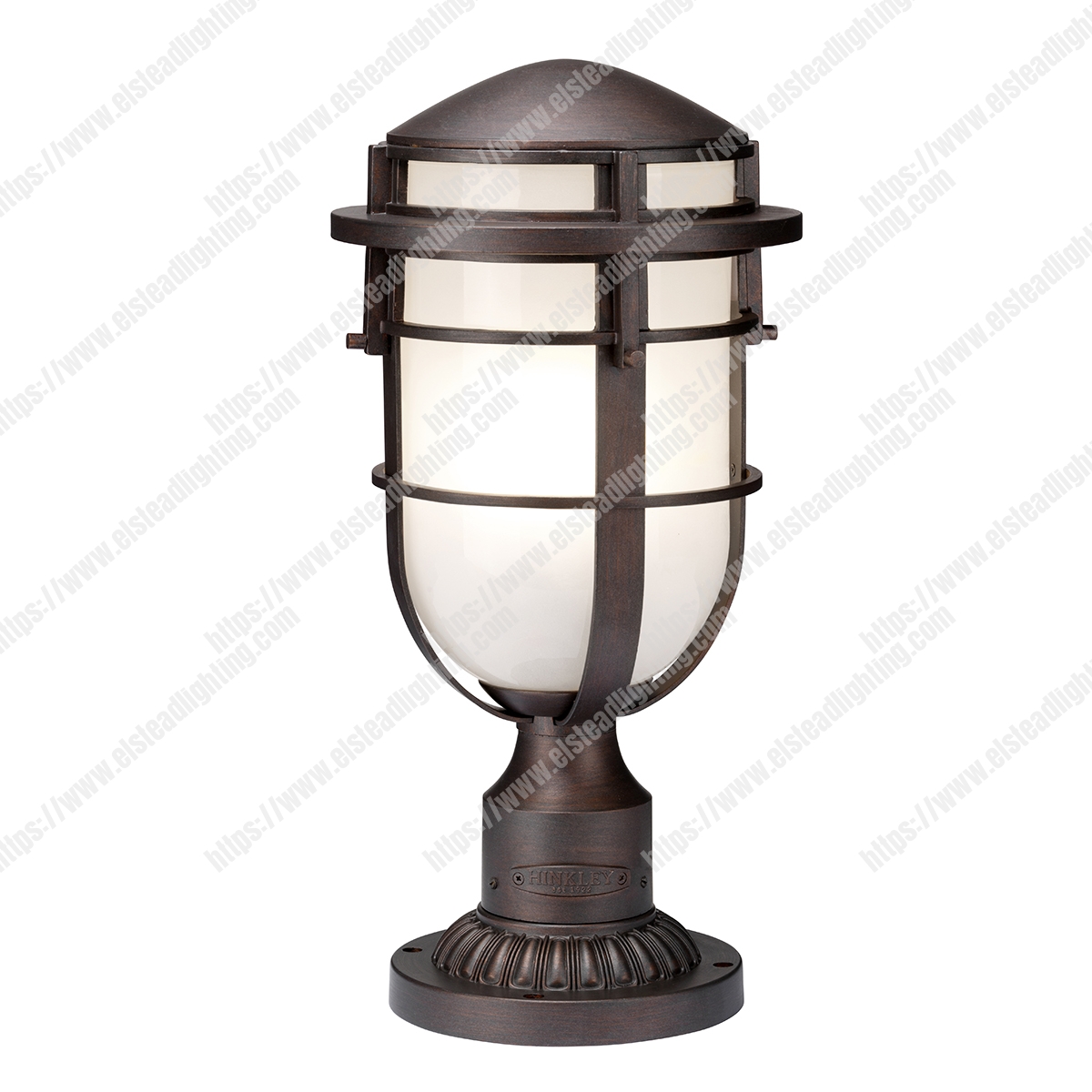 Reef 1 Light Pedestal – Victorian Bronze