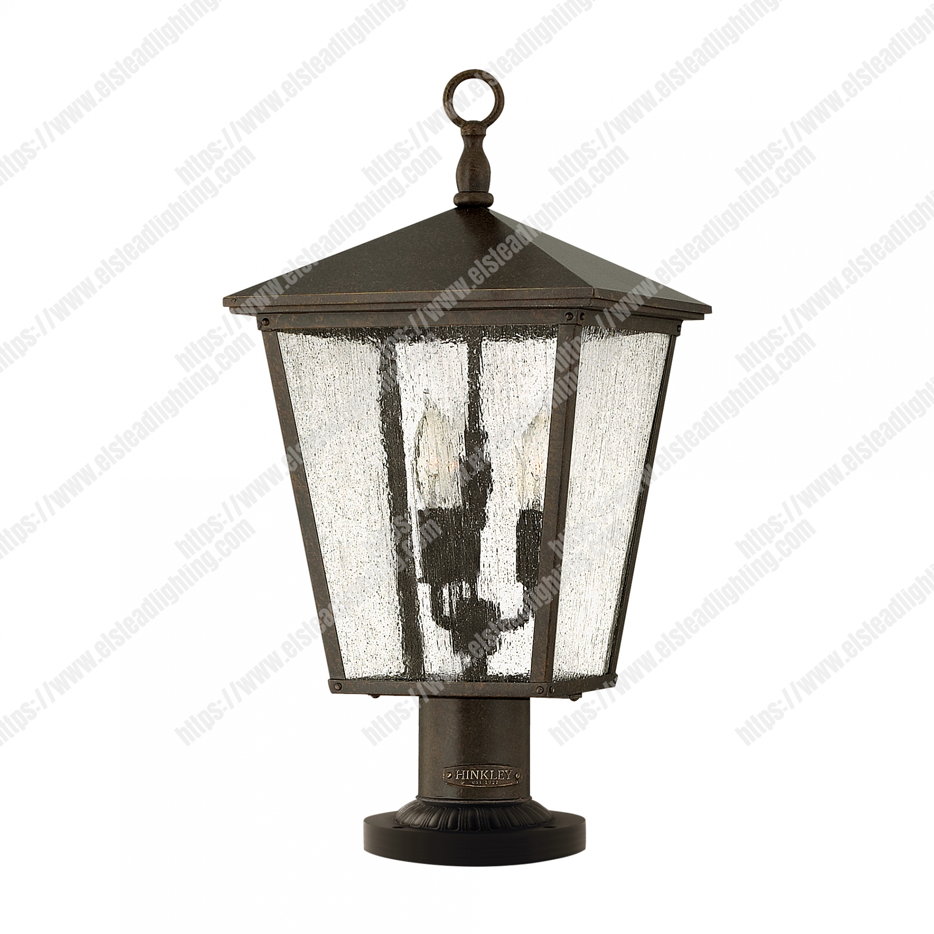 Trellis 3 Light Pedestal