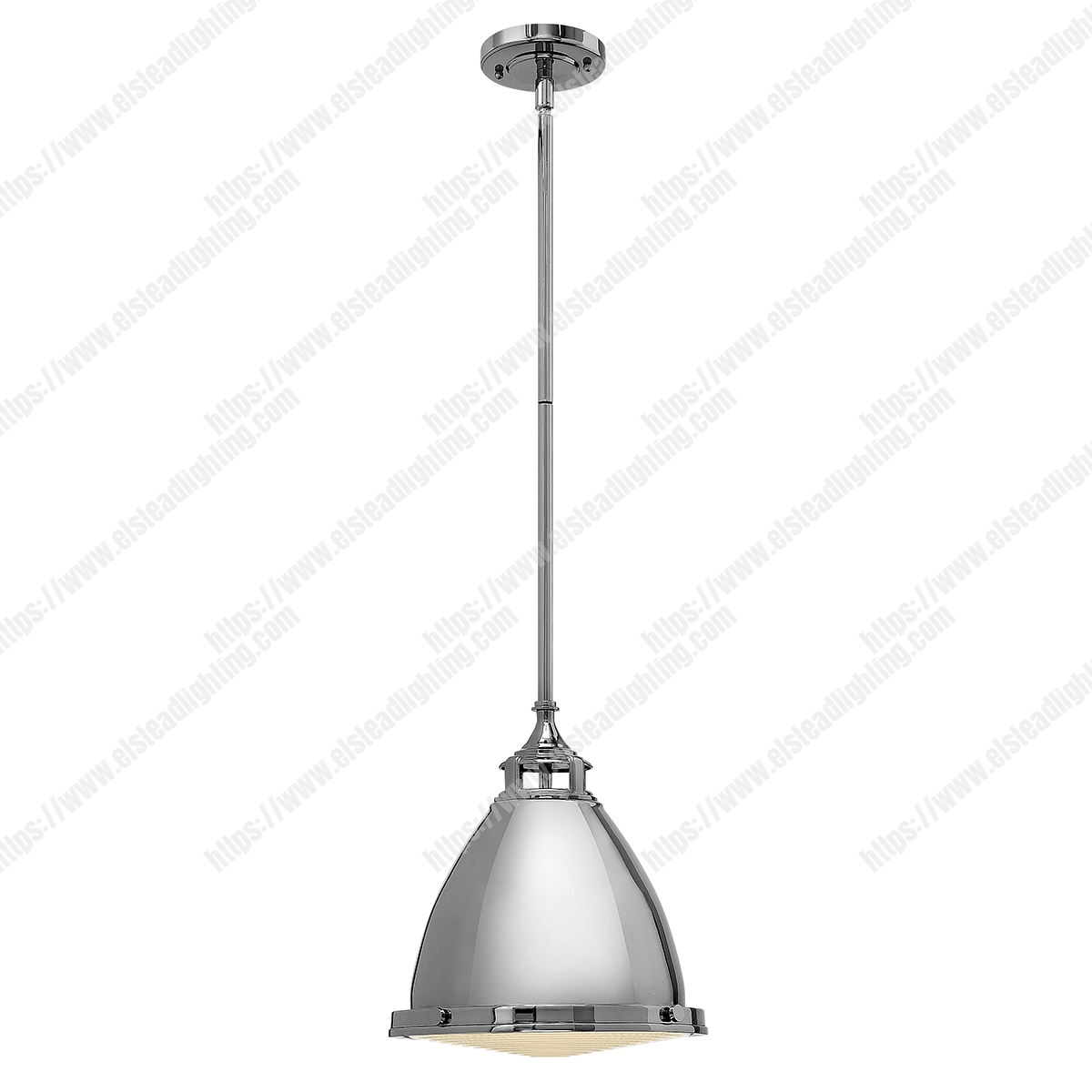 Amelia 1 Light Medium Pendant – Polished Nickel