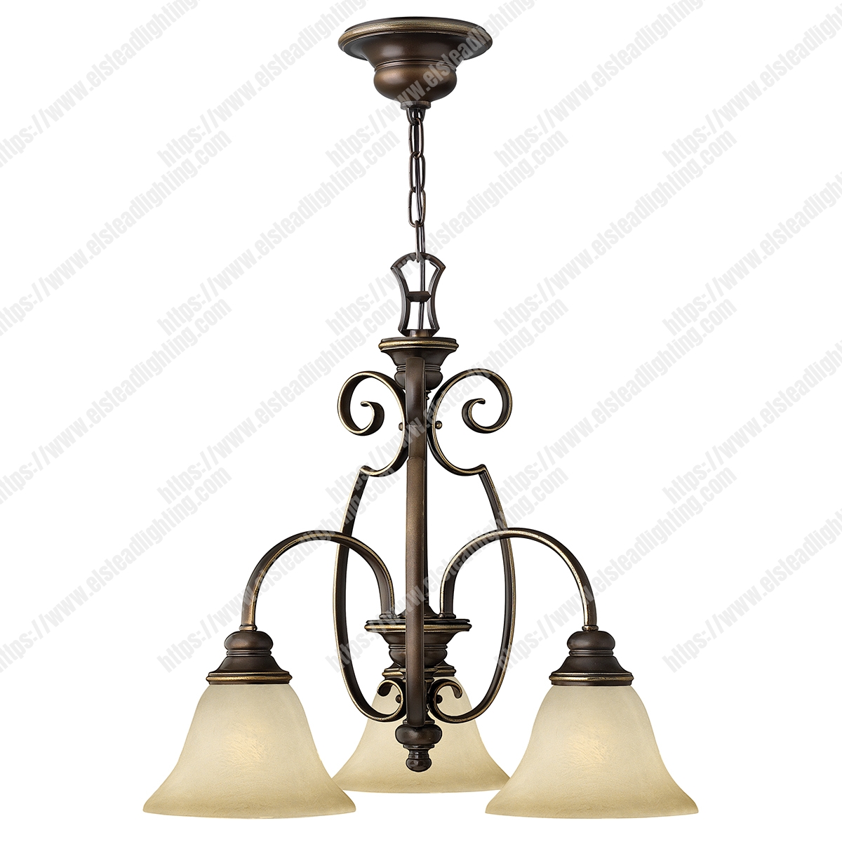 Cello 3 Light Chandelier