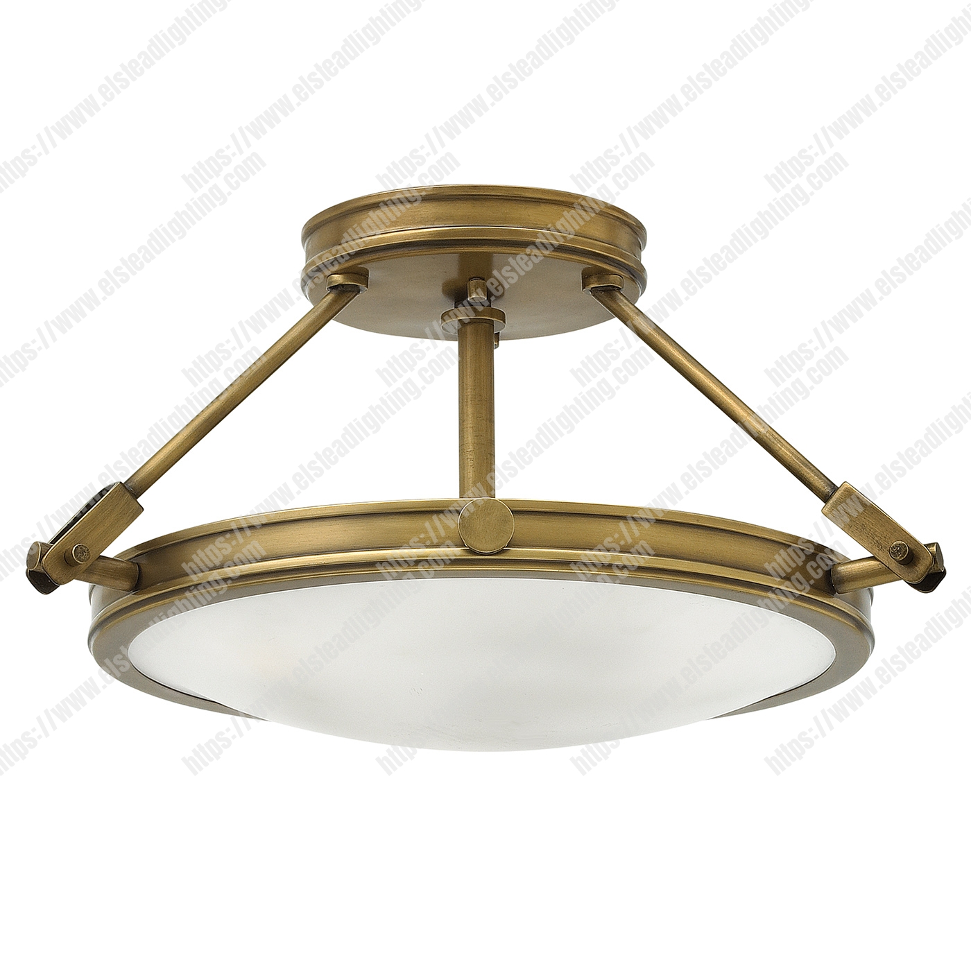 Collier 3 Light Semi-Flush
