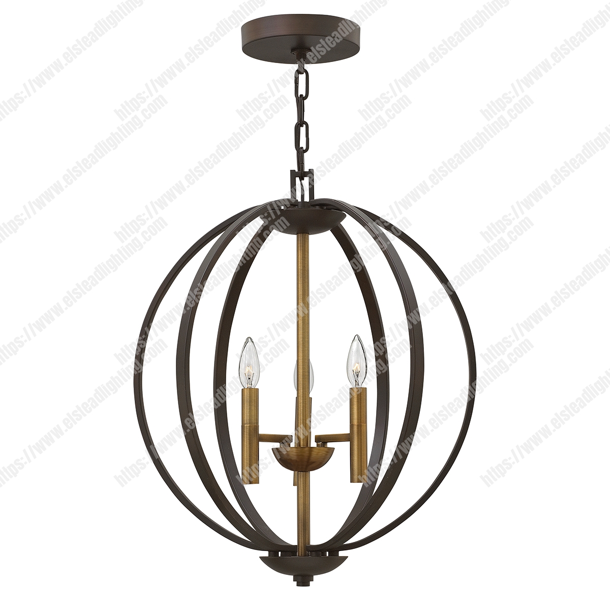 Euclid 3 Light Pendant Chandelier