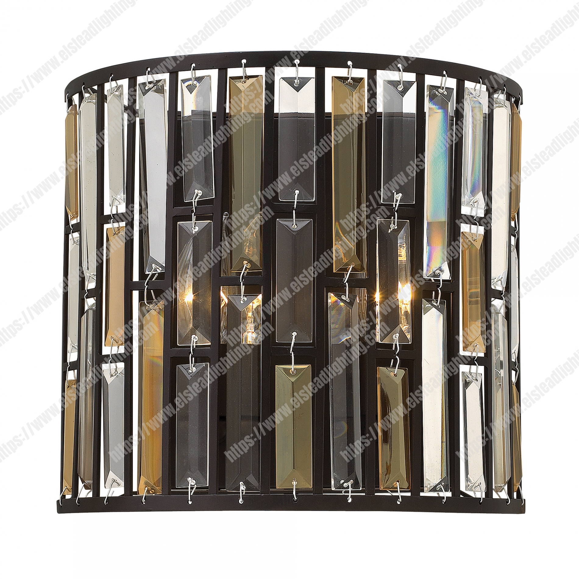 Gemma 2 Light Wall Light - Vintage Bronze