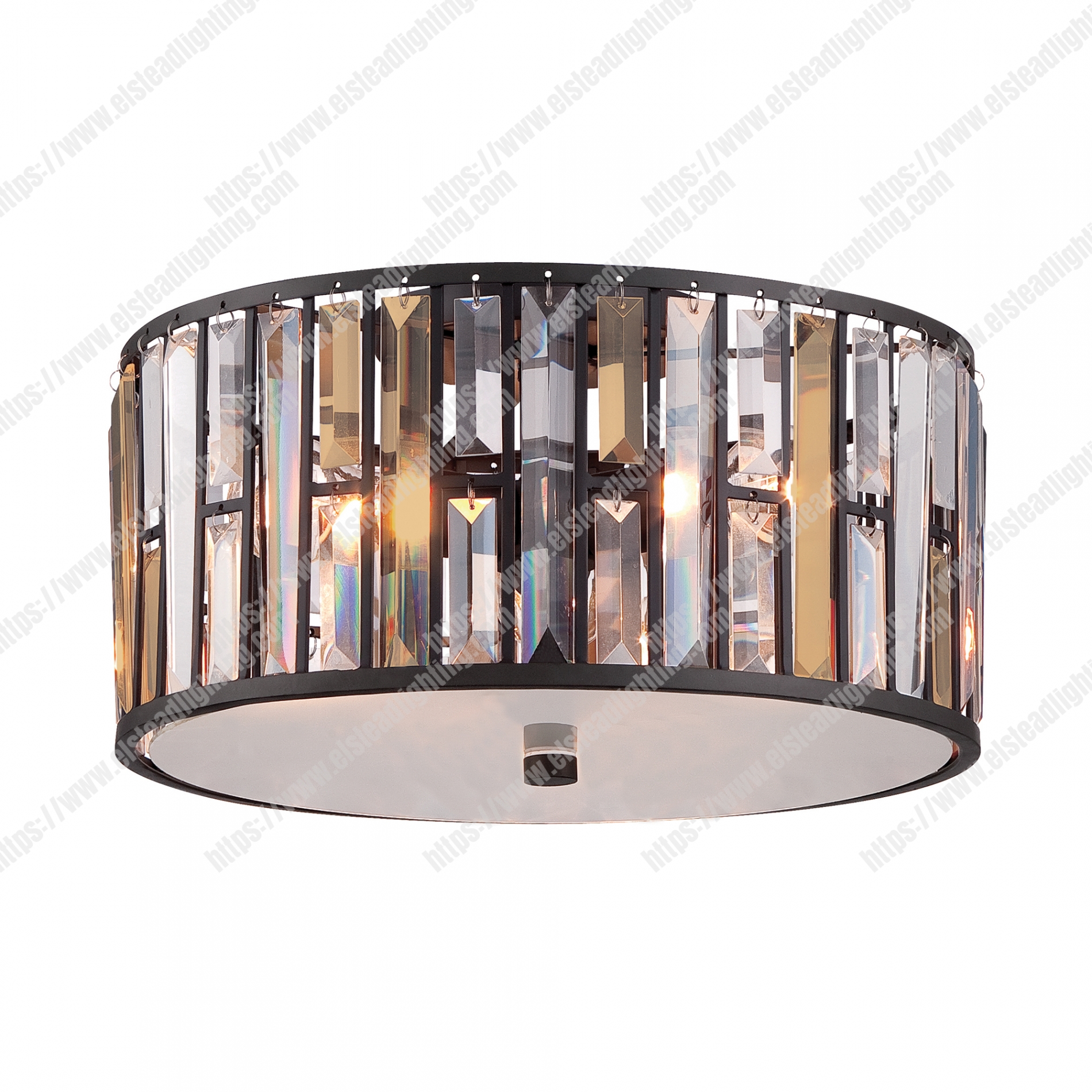 Gemma 3 Light Flush Mount - Vintage Bronze