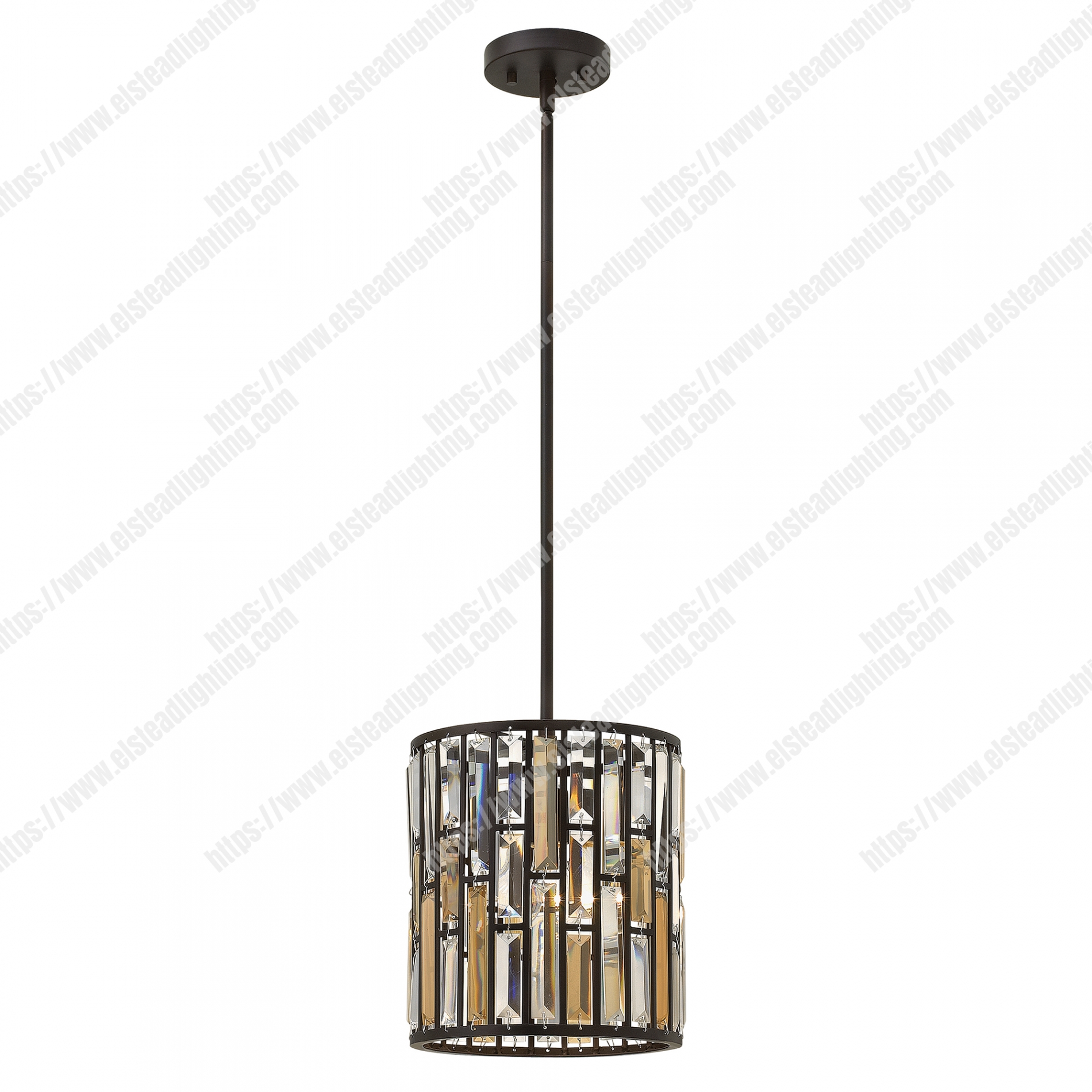 Gemma 1 Light Mini Pendant - Vintage Bronze
