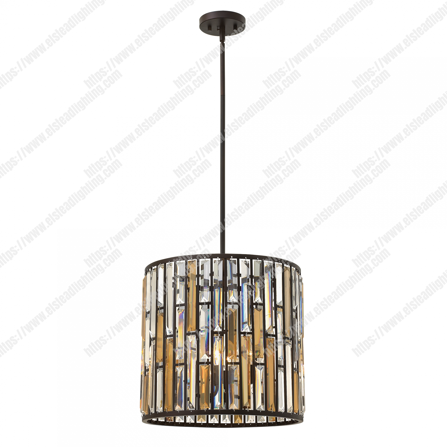 Gemma 3 Light Pendant - Vintage Bronze