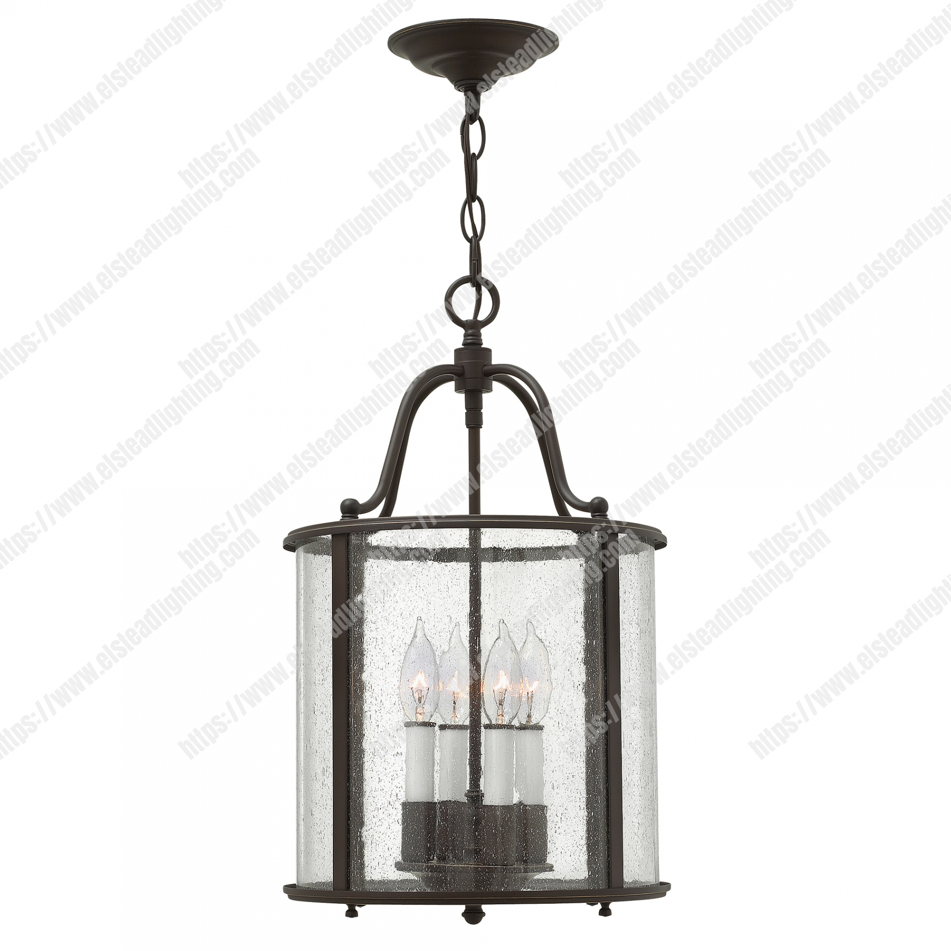 Gentry 4 Light Medium Pendant - Olde Bronze