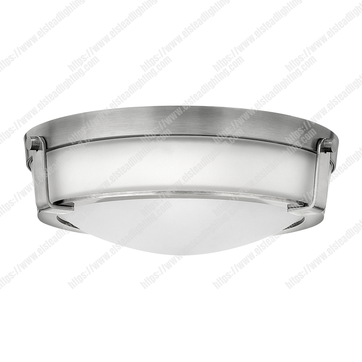 Hathaway 3 Light Medium Flush Mount - Antique Nickel