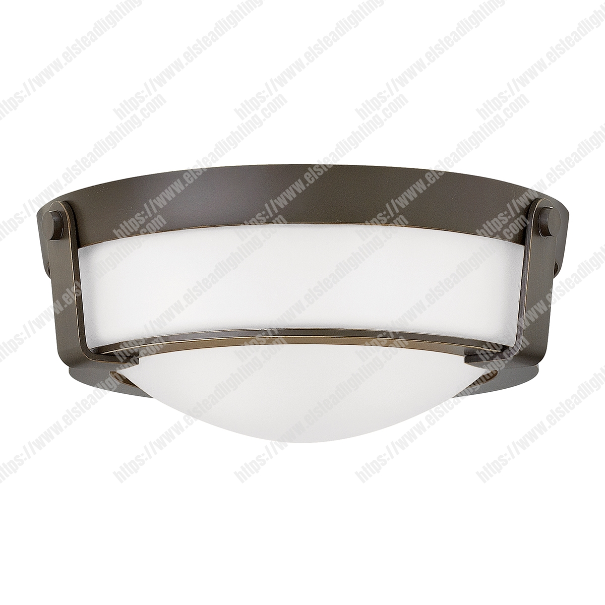 Hathaway 2 Light Small Flush Mount - Olde Bronze