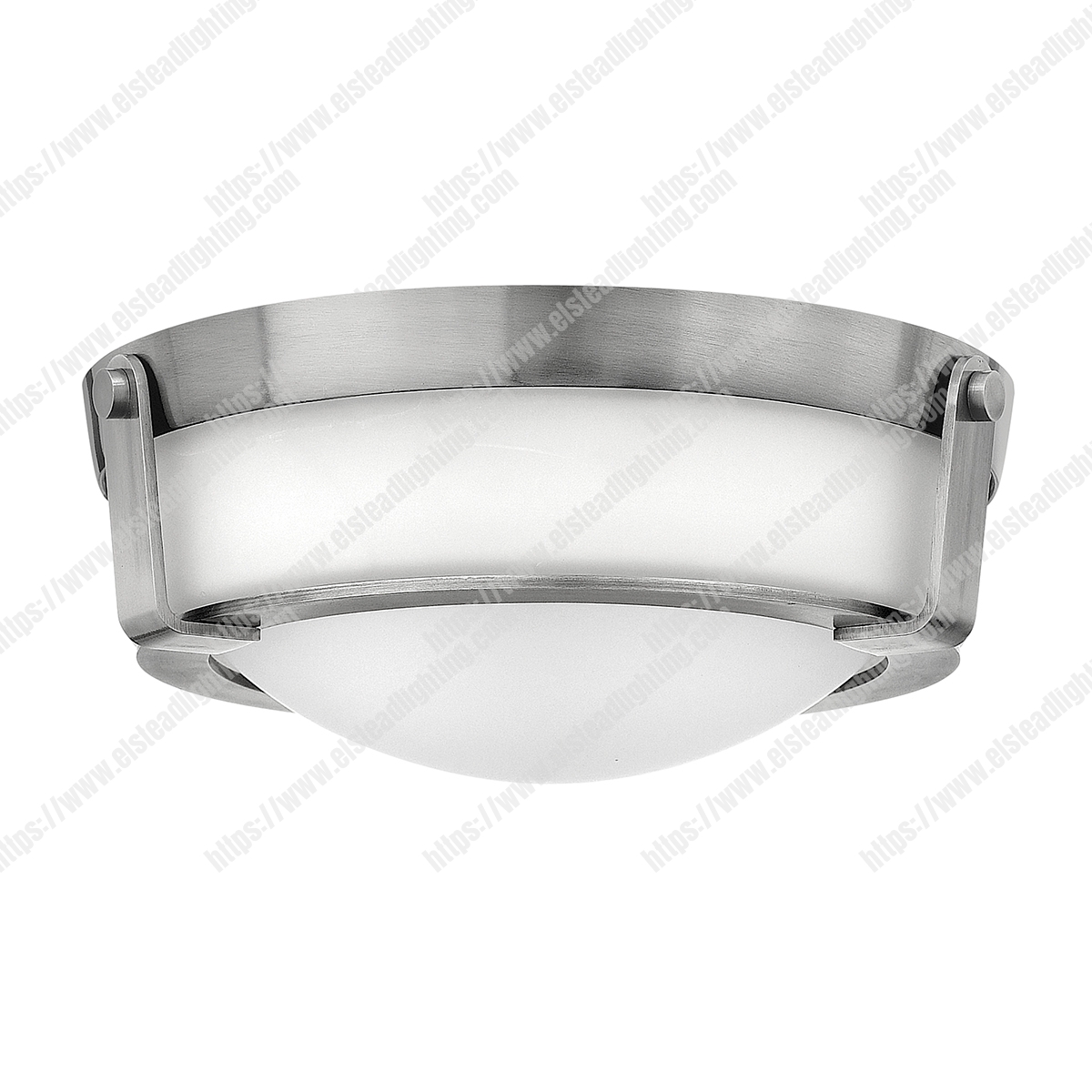 Hathaway 2 Light Small Flush Mount - Antique Nickel