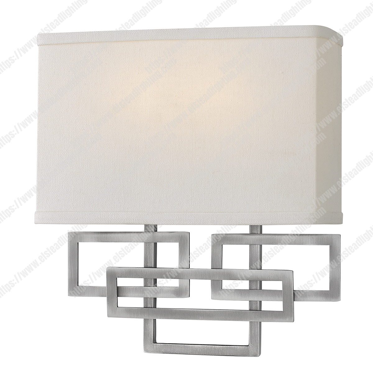 Lanza 2 Light Wall Light - Antique Nickel