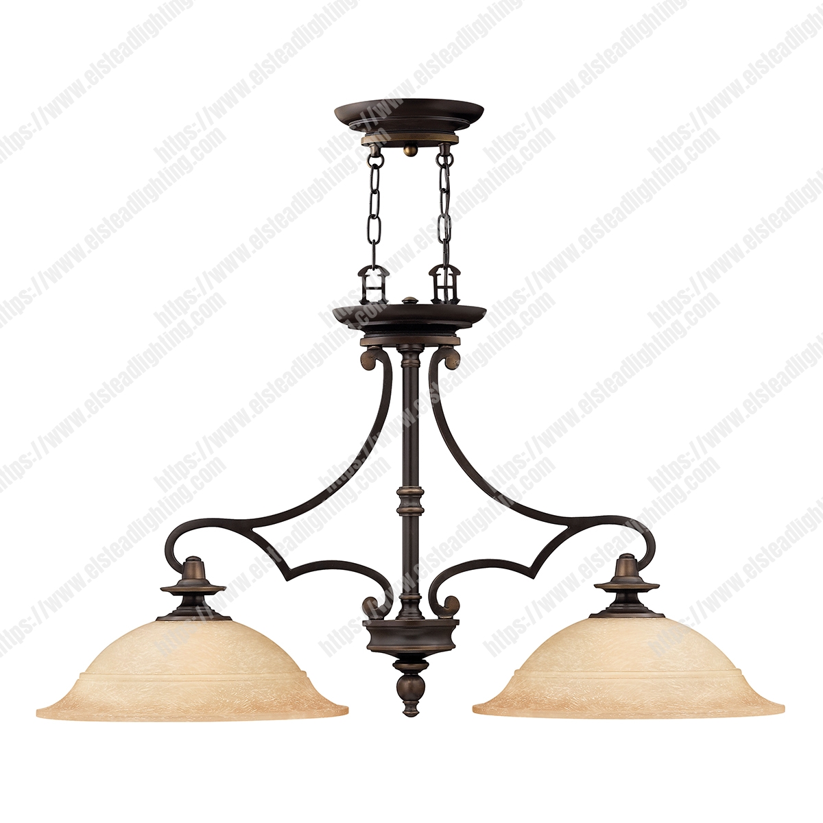 Plymouth 2 Light Chandelier