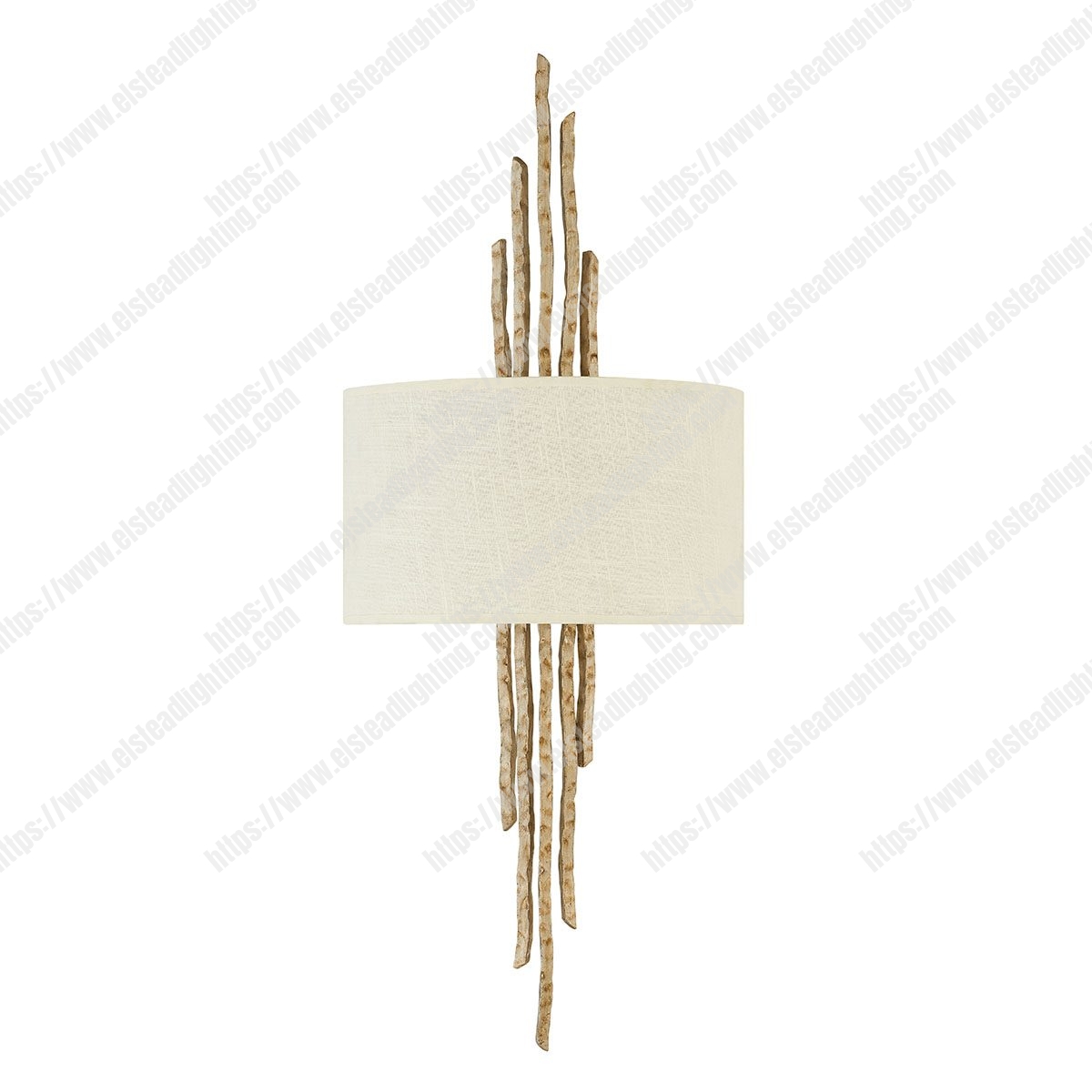 Spyre 2 Light Wall Light - Champagne Gold