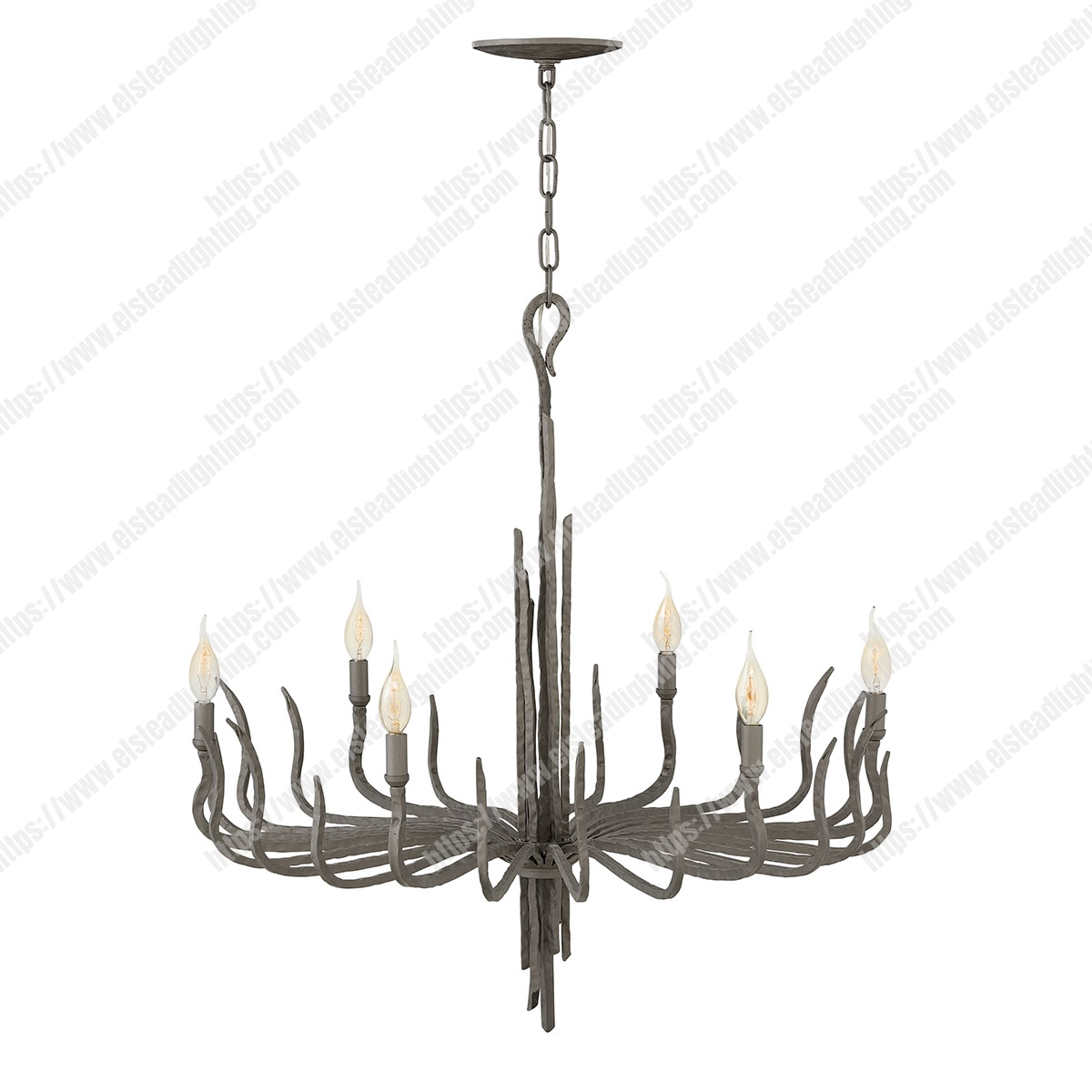 Spyre 6 Light Chandelier – Metallic Matte Bronze